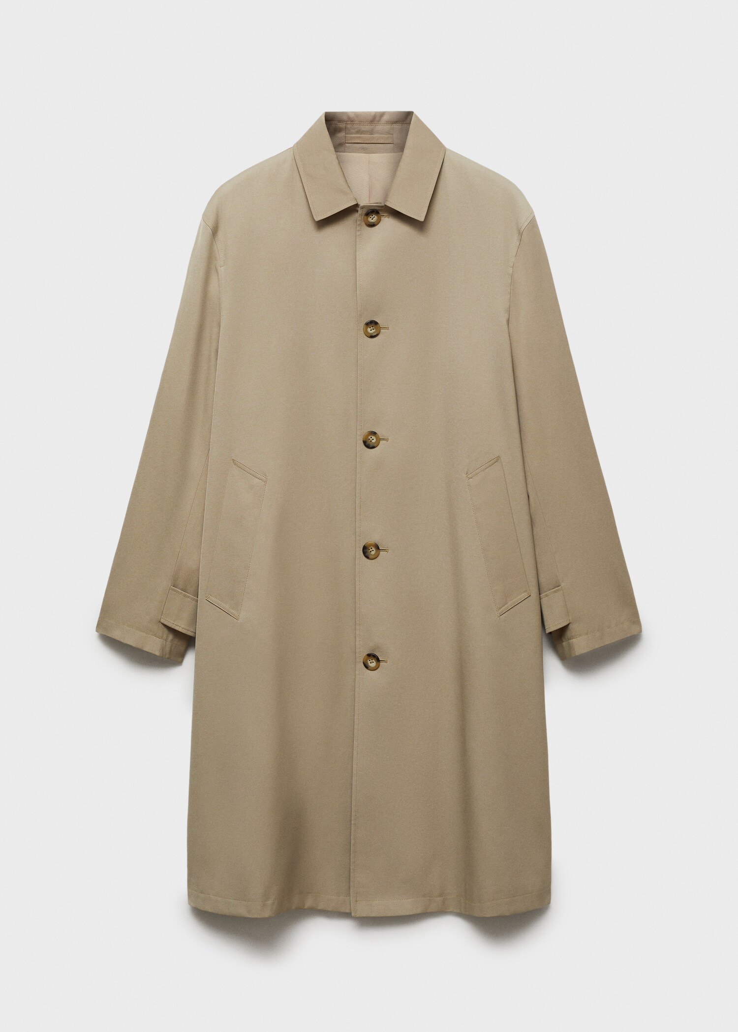 Waterafstotende relaxed-fit trenchcoat - Artikel zonder model