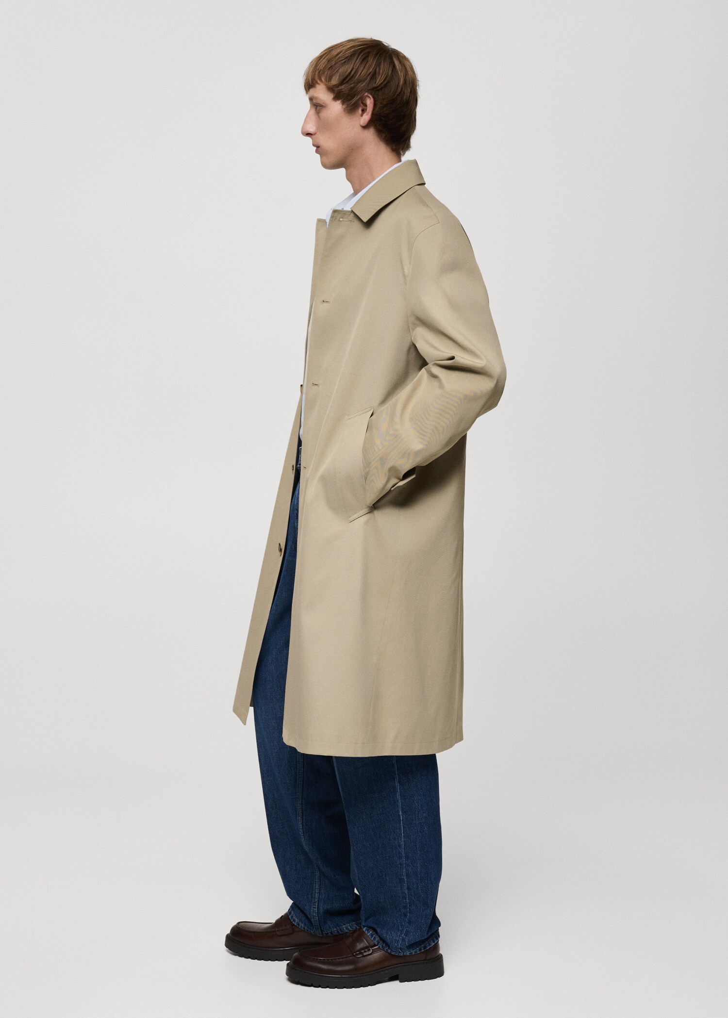 Waterafstotende relaxed-fit trenchcoat - Detail van het artikel 2