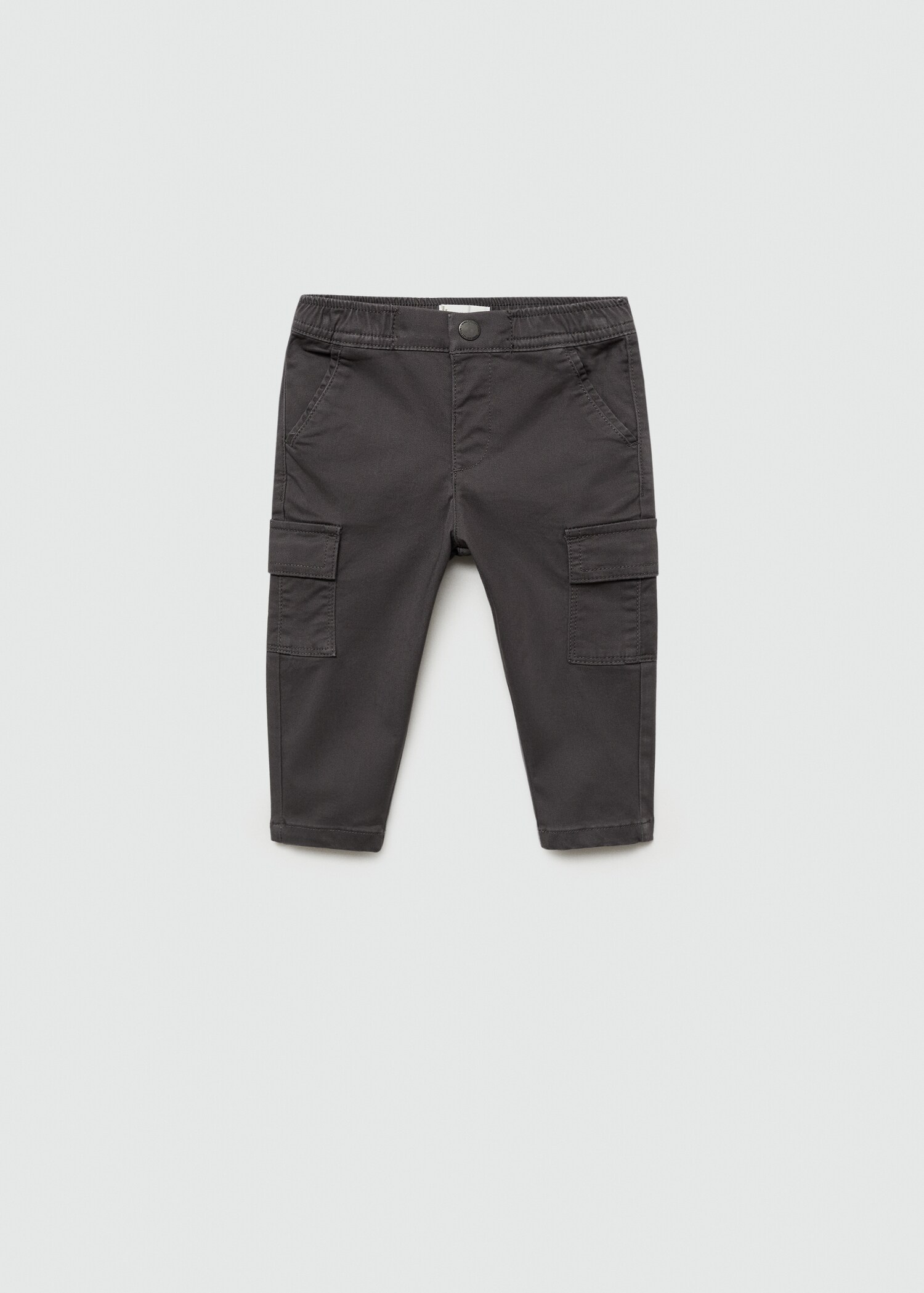 Elastic waist cargo trousers - Article without model