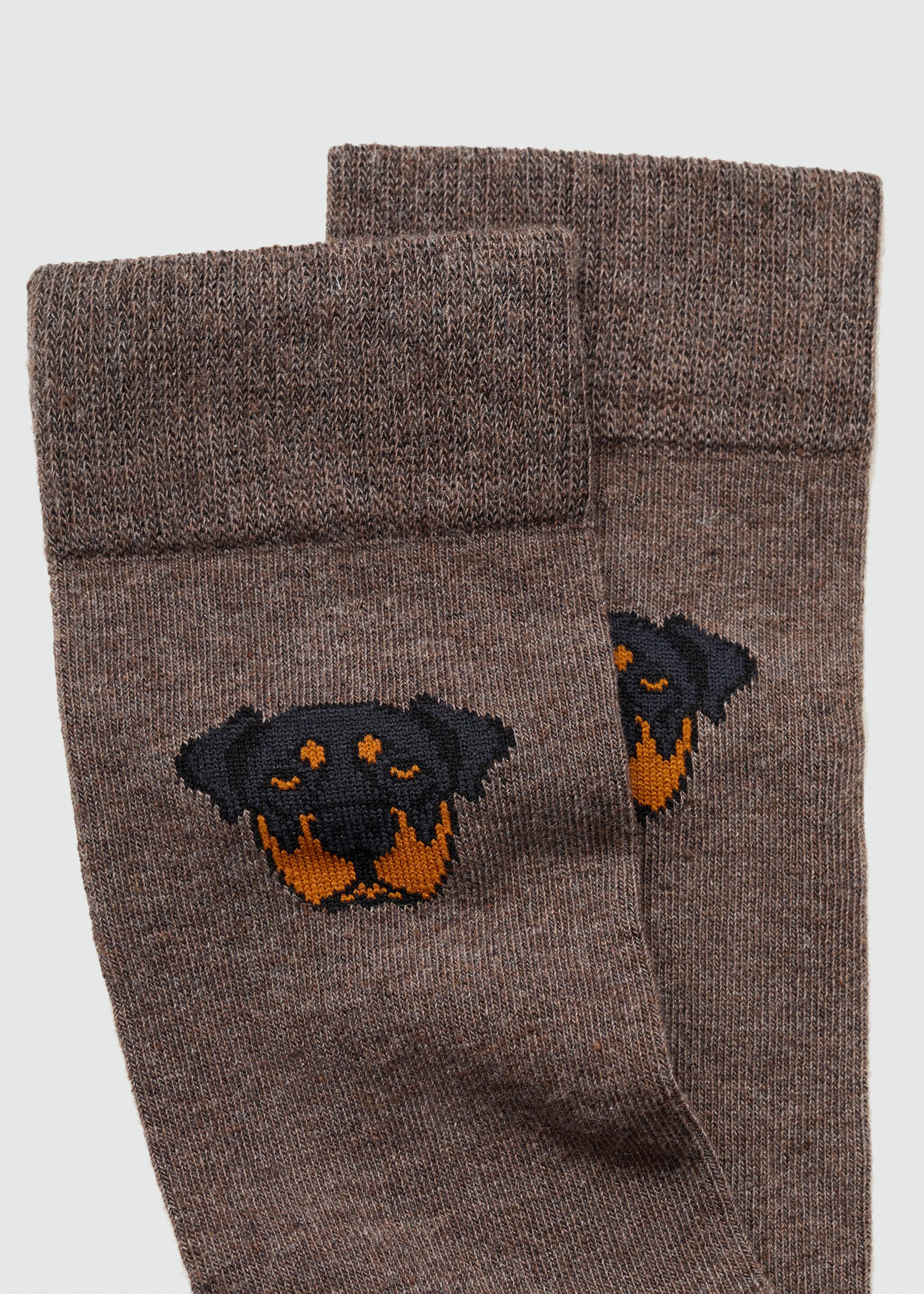 Dog-print cotton socks - Details of the article 8