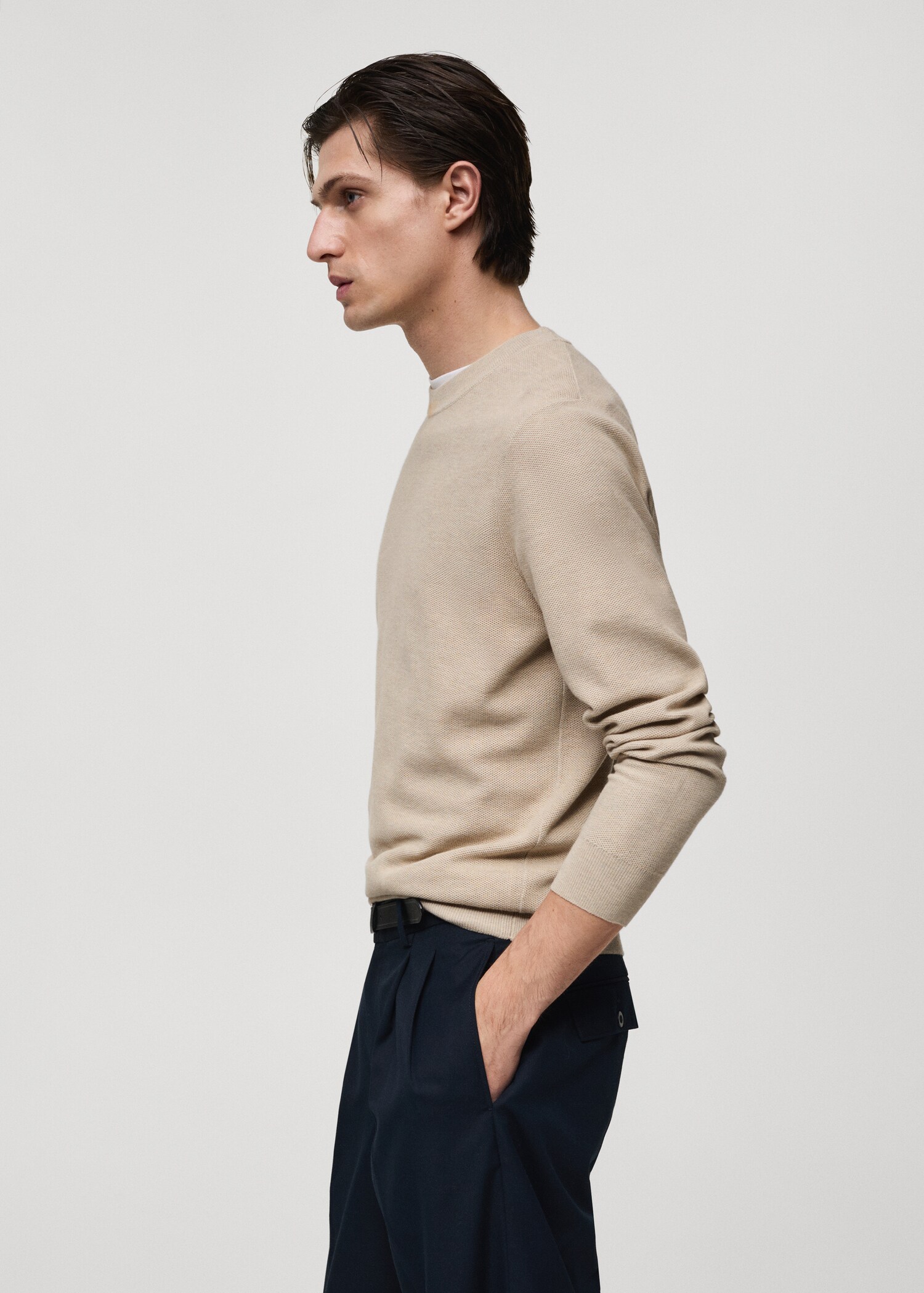 Pullover maglia sottile cotone - Dettaglio dell'articolo 4