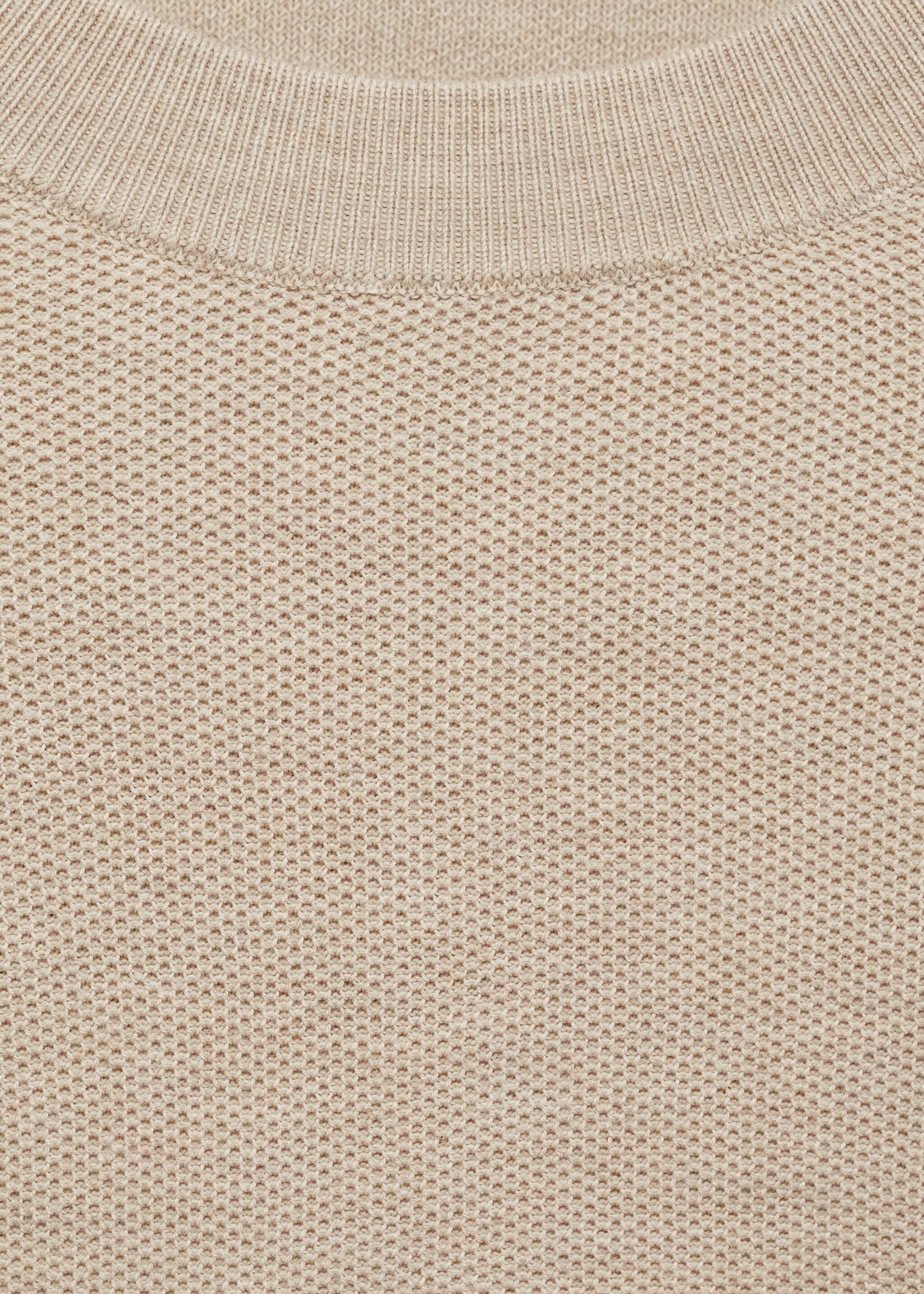 Jersey punto fino algodón - Detalle del artículo 8, Arena. Ref: 77034447-00.