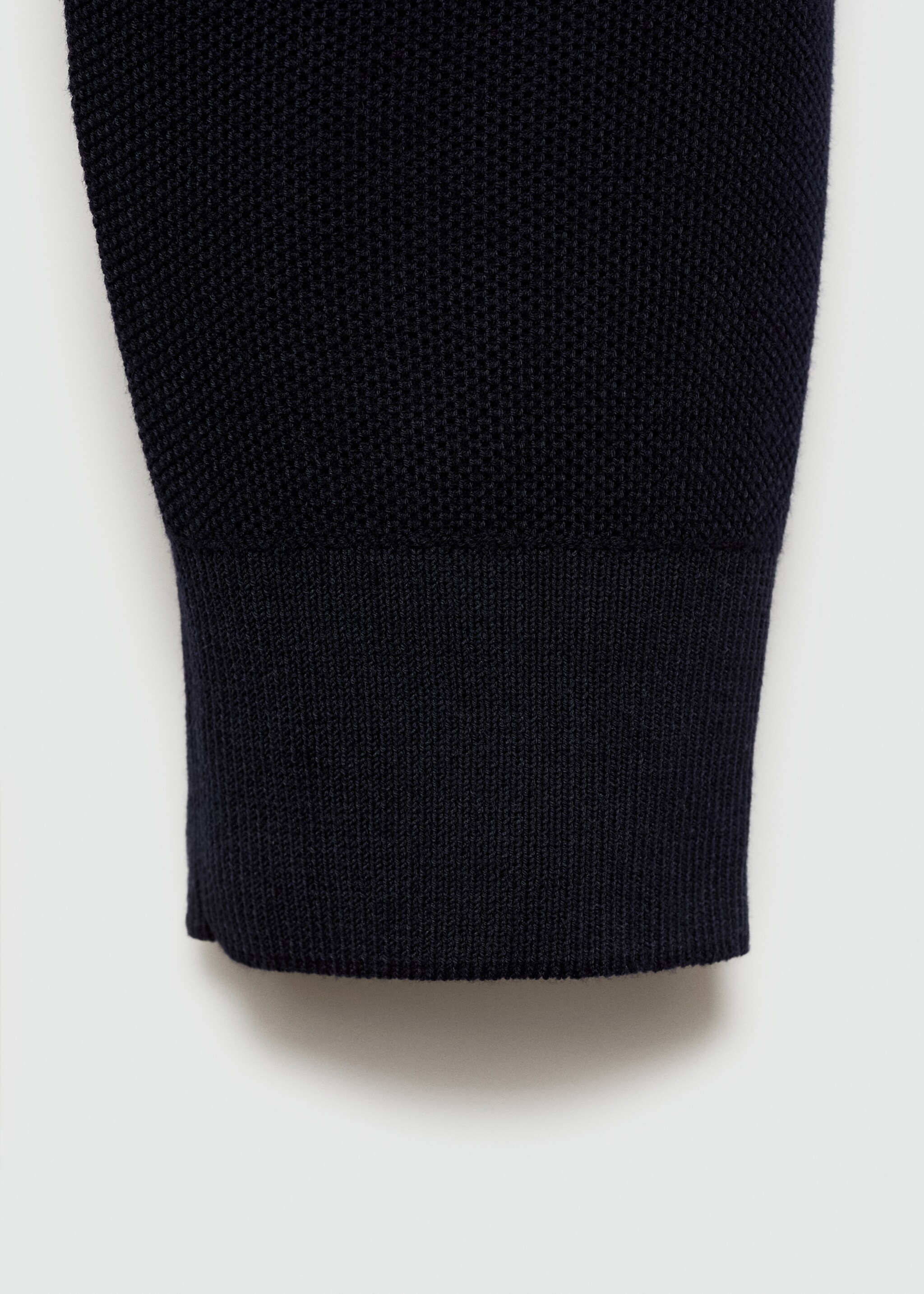 Pull-over maille fine coton - Détail de l'article 0, Bleu marine foncé. Ref: 77034447-00.