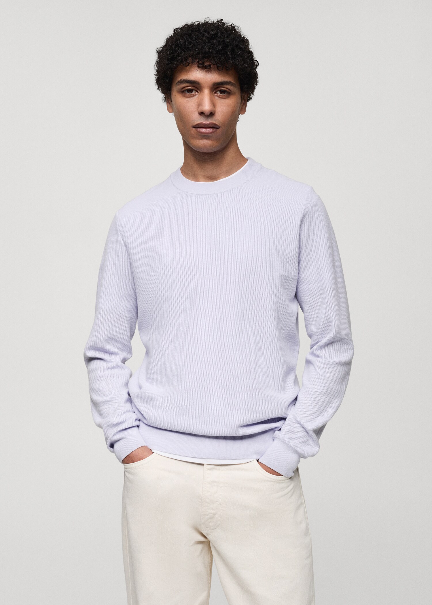 Pullover maglia sottile cotone - Piano medio