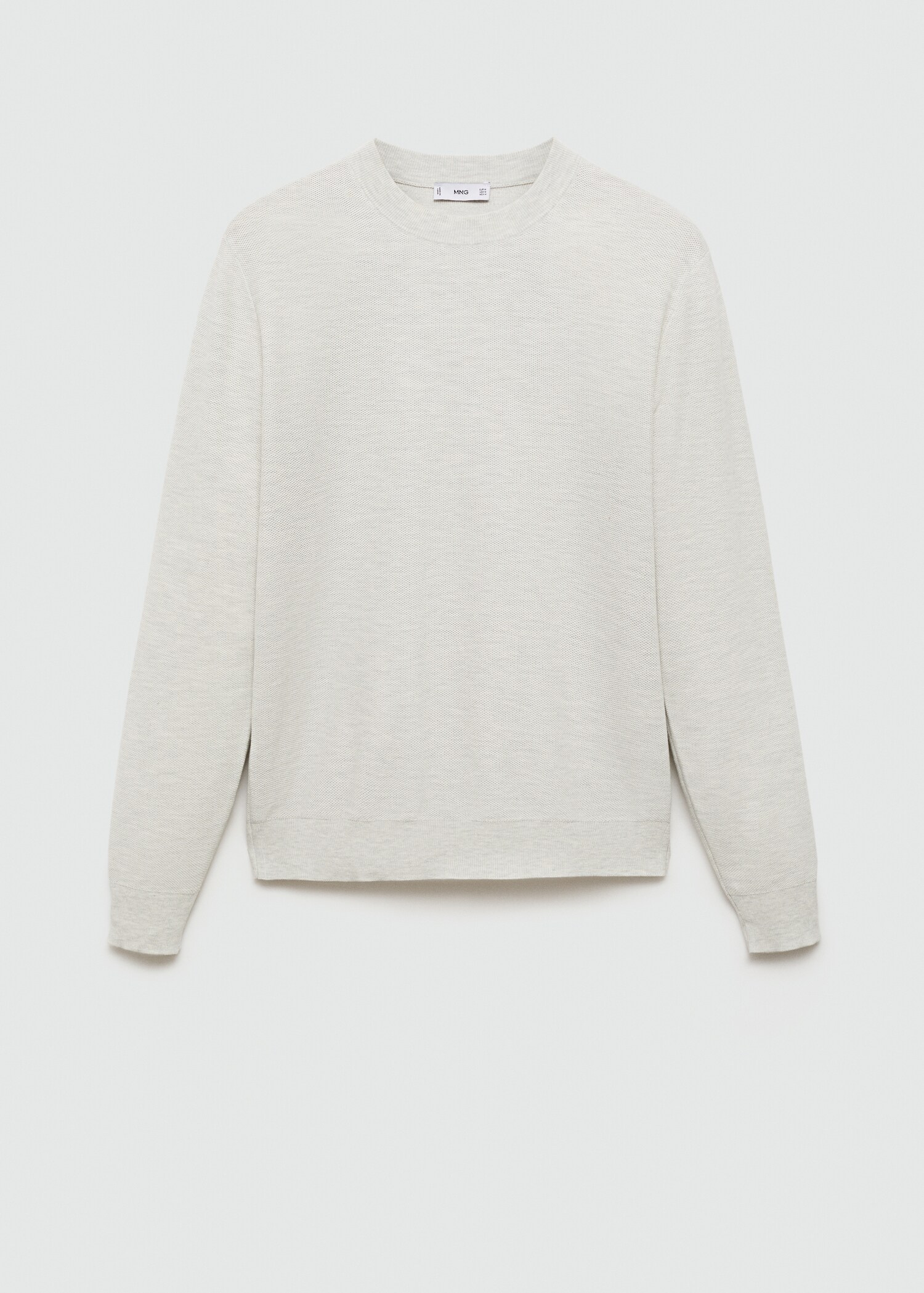 Pullover maglia sottile cotone - Articolo senza modello