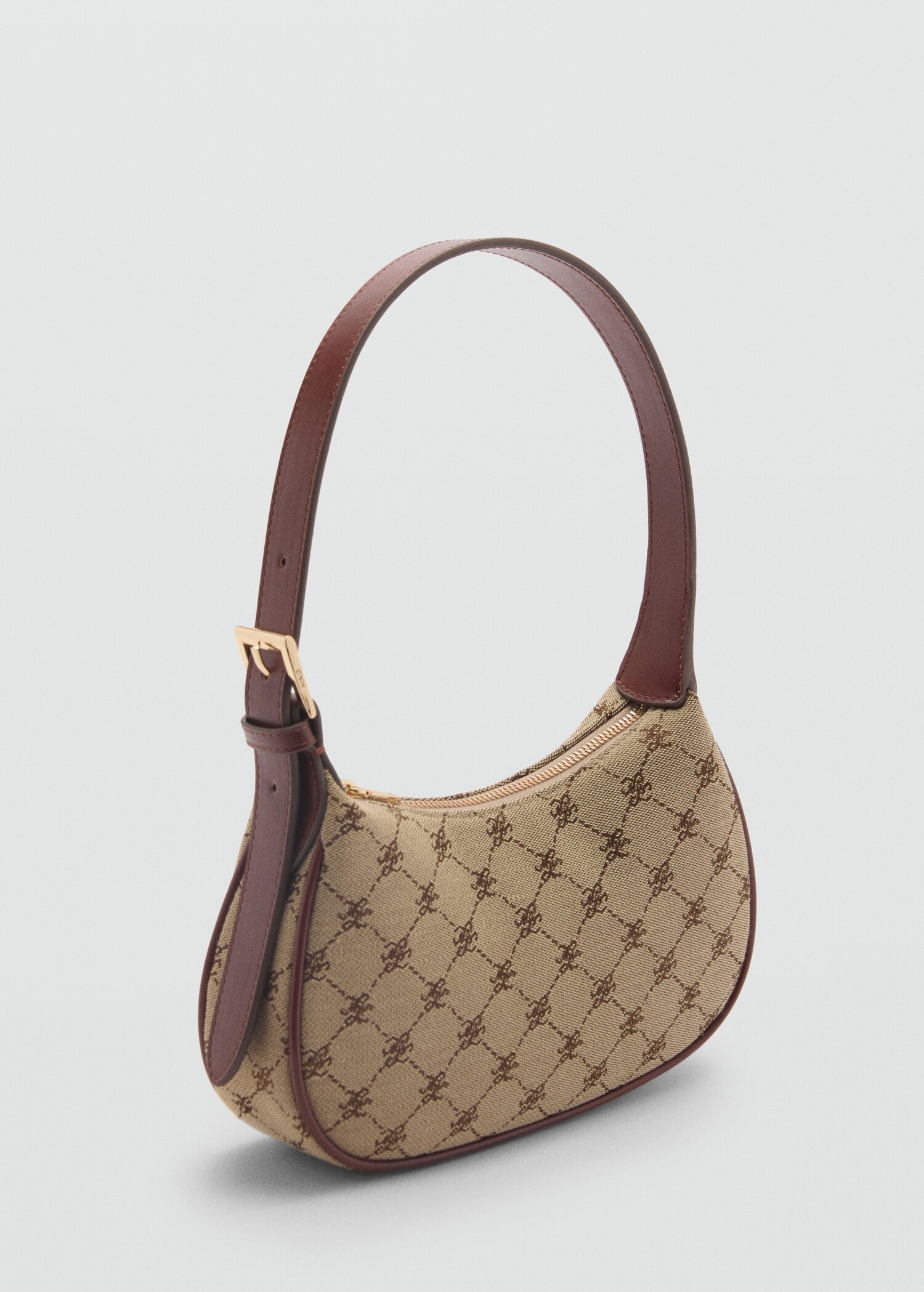 Sac porté épaule imprimé logo - Plan moyen