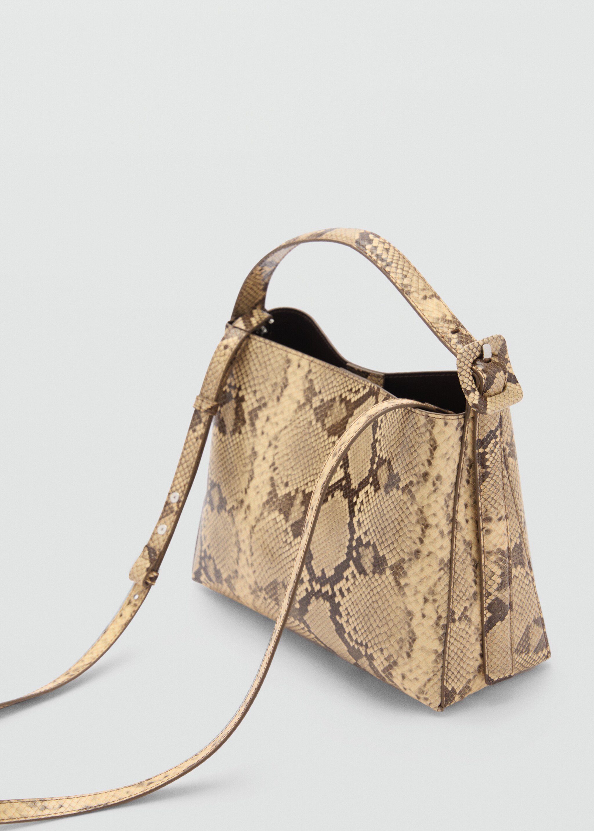 Snakeskin effect bag - Medium plane, Beige. Ref: 77034452-00.