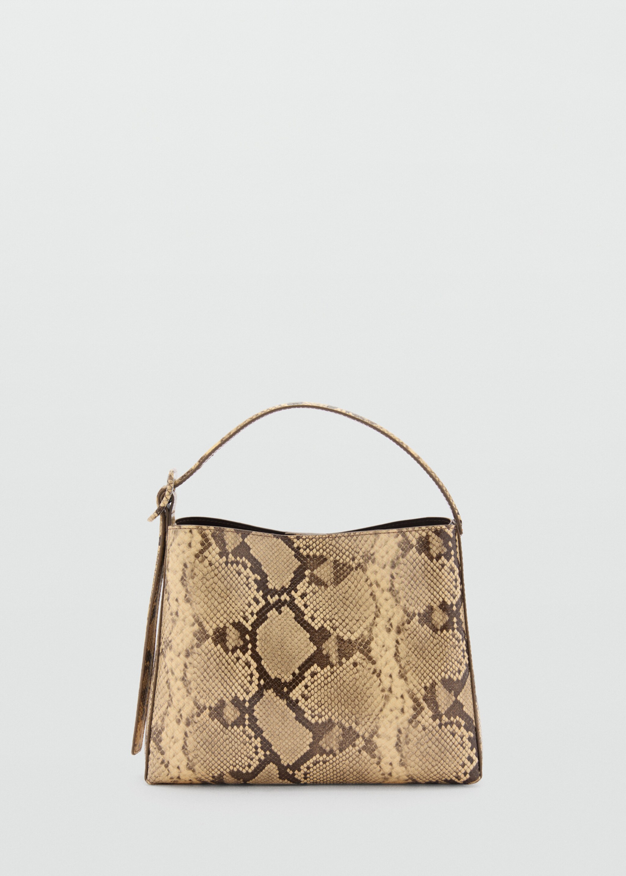 Snakeskin effect bag - Article without model, Beige. Ref: 77034452-00.