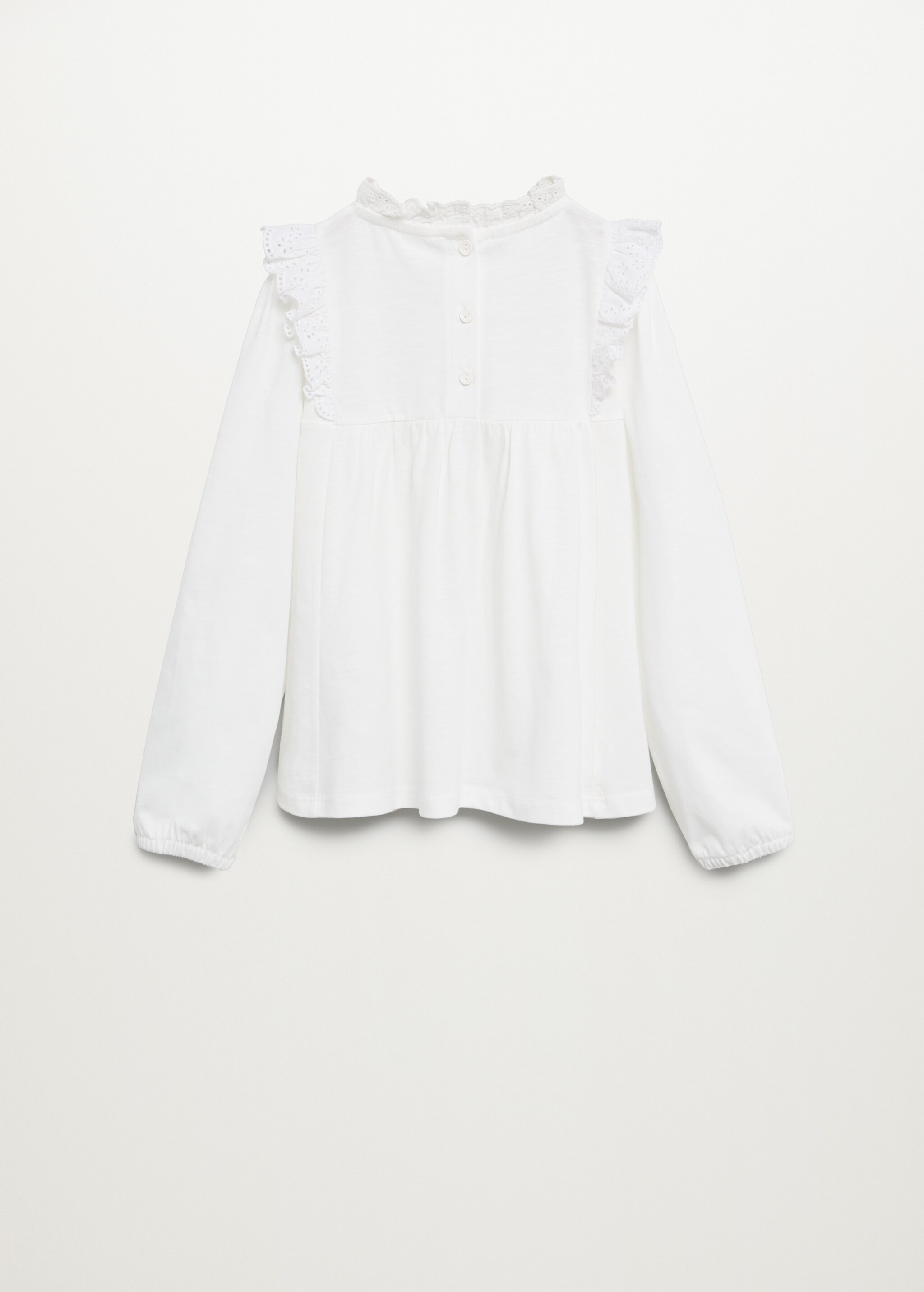 Camiseta manga larga estampada - Reverso del artículo