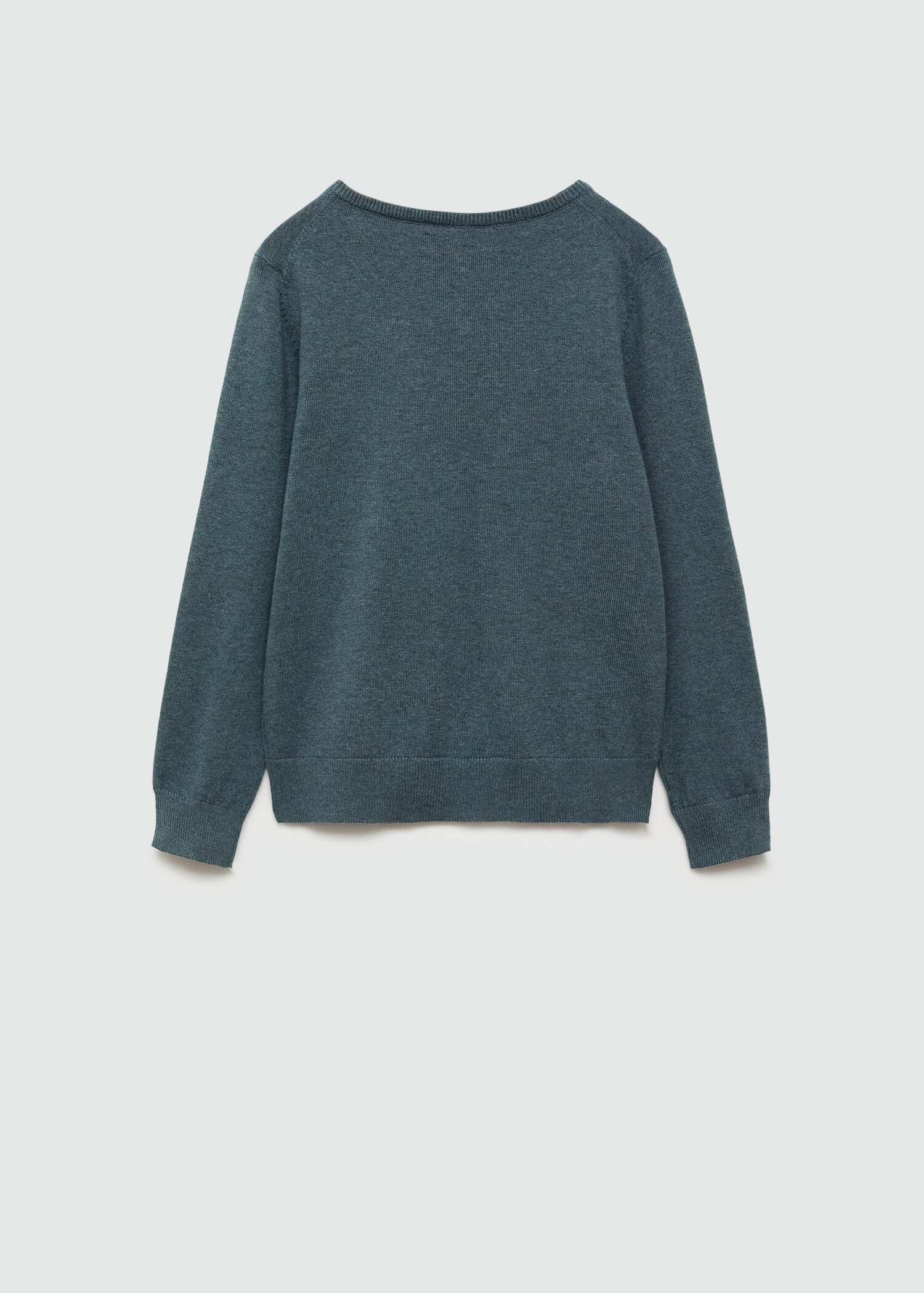 Knit cotton sweater - Reverse of the article
