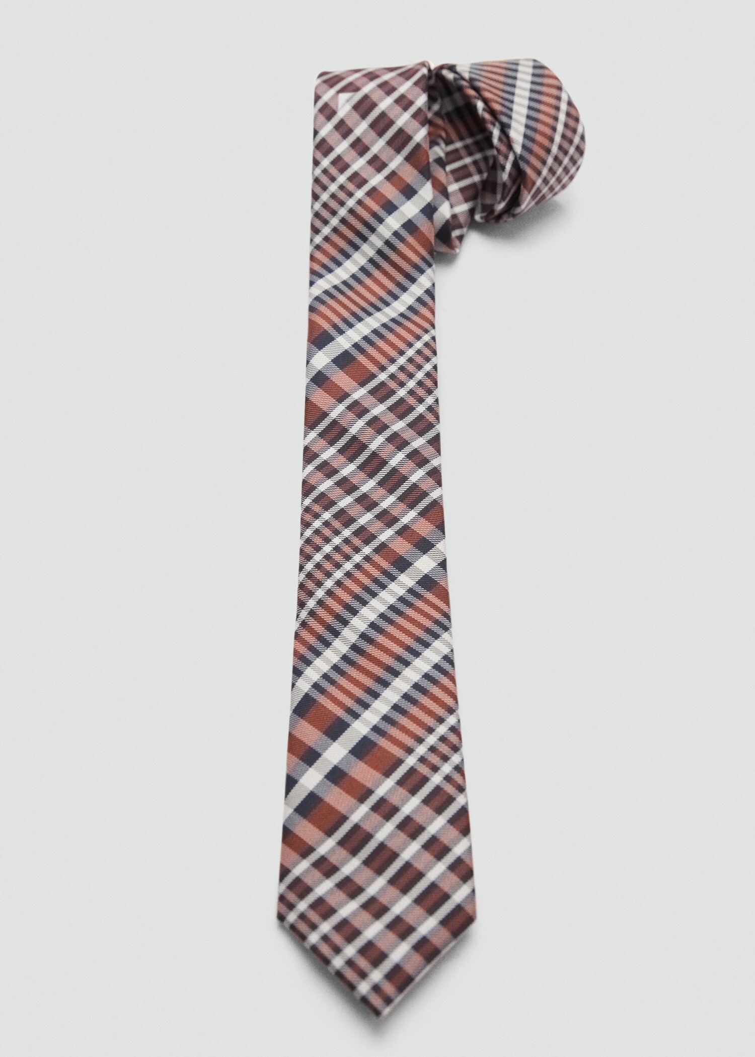 Narrow check tie - Medium plane