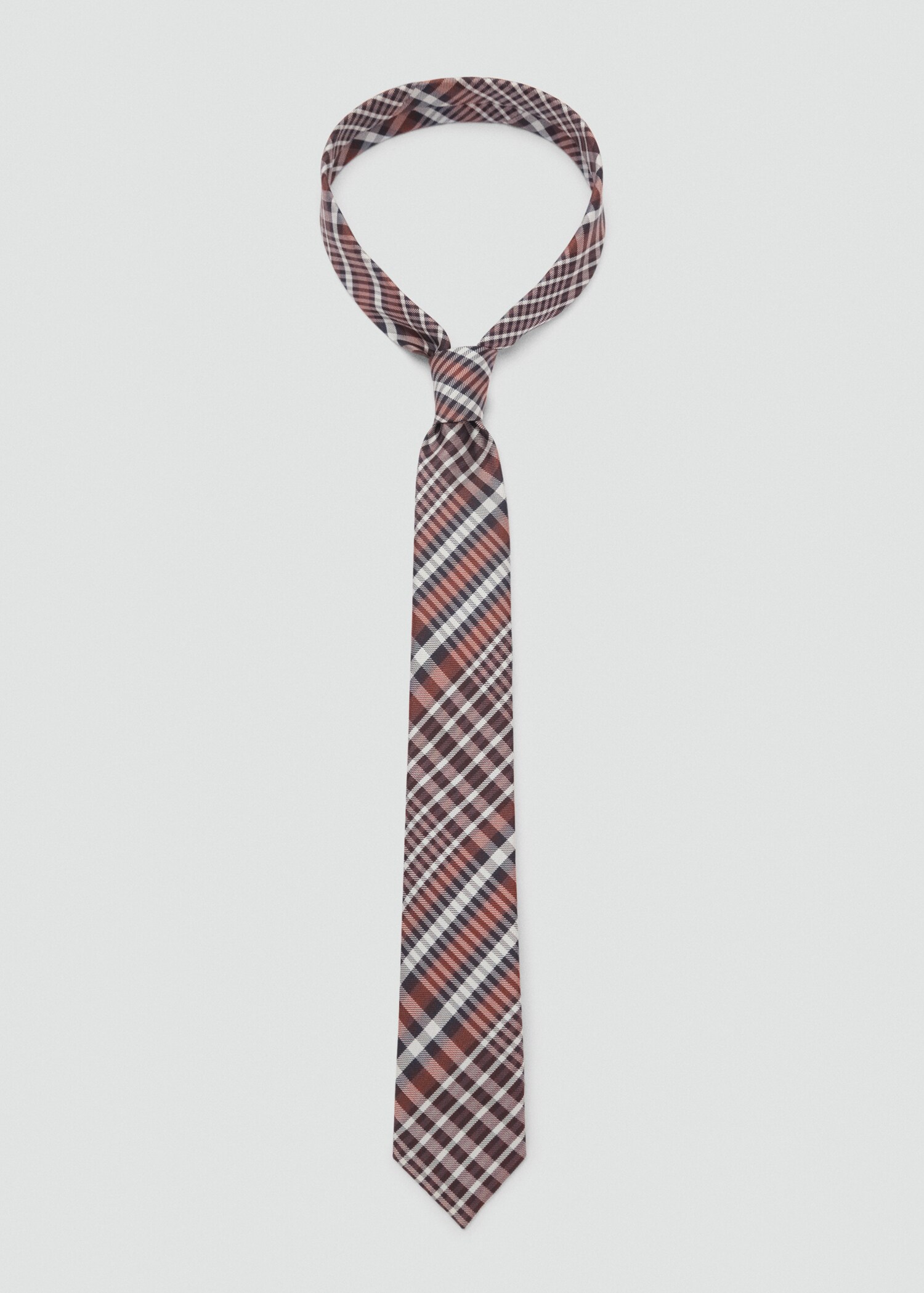 Narrow check tie - Article without model