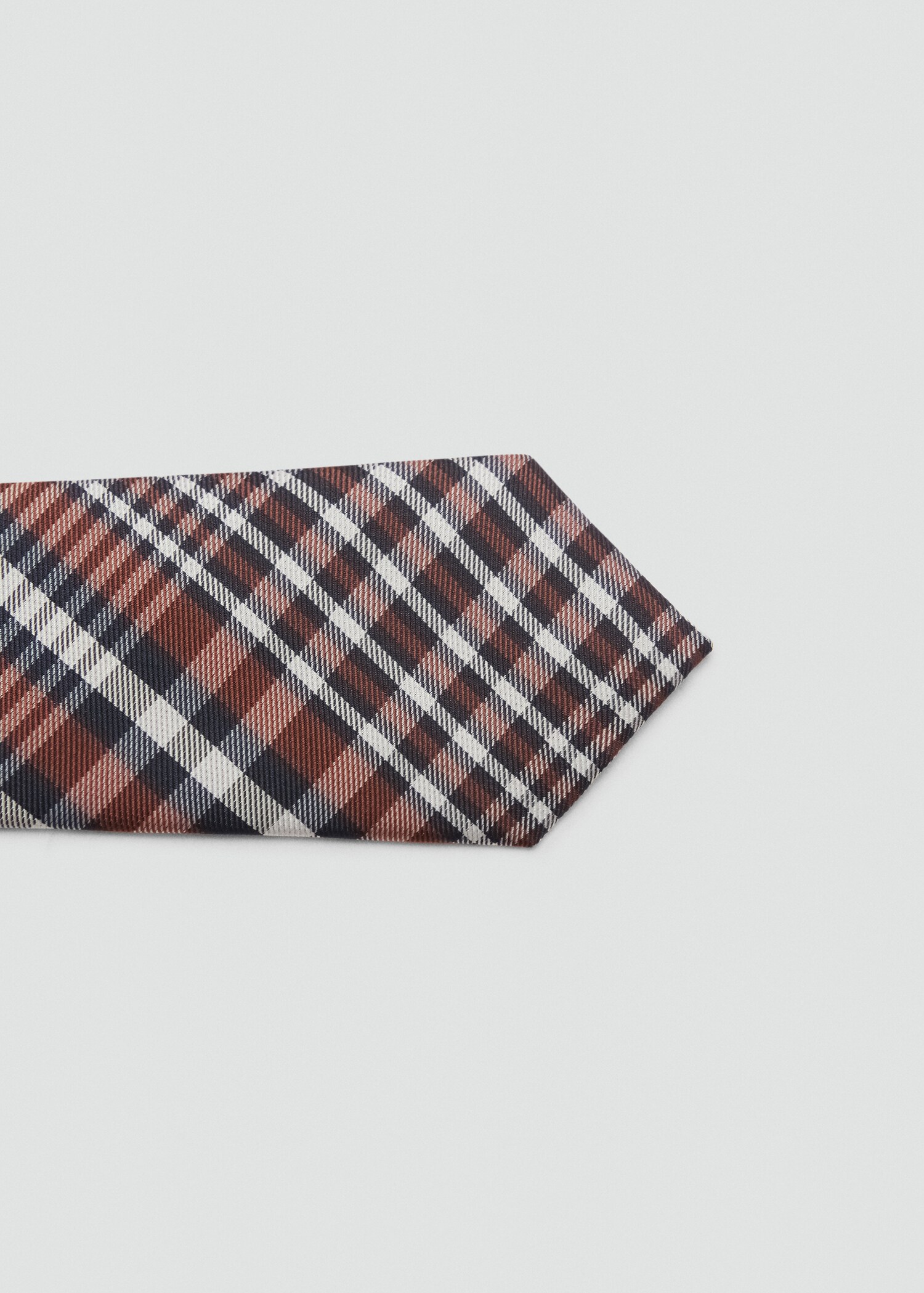 Narrow check tie - Details of the article 1