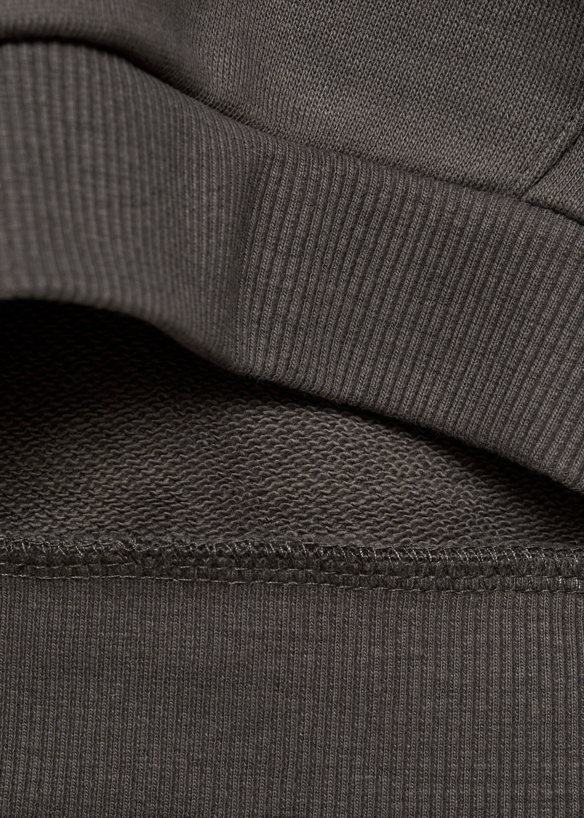 Surf printed sweatshirt - Details of the article 8, Charcoal. Ref: 77034771-00.