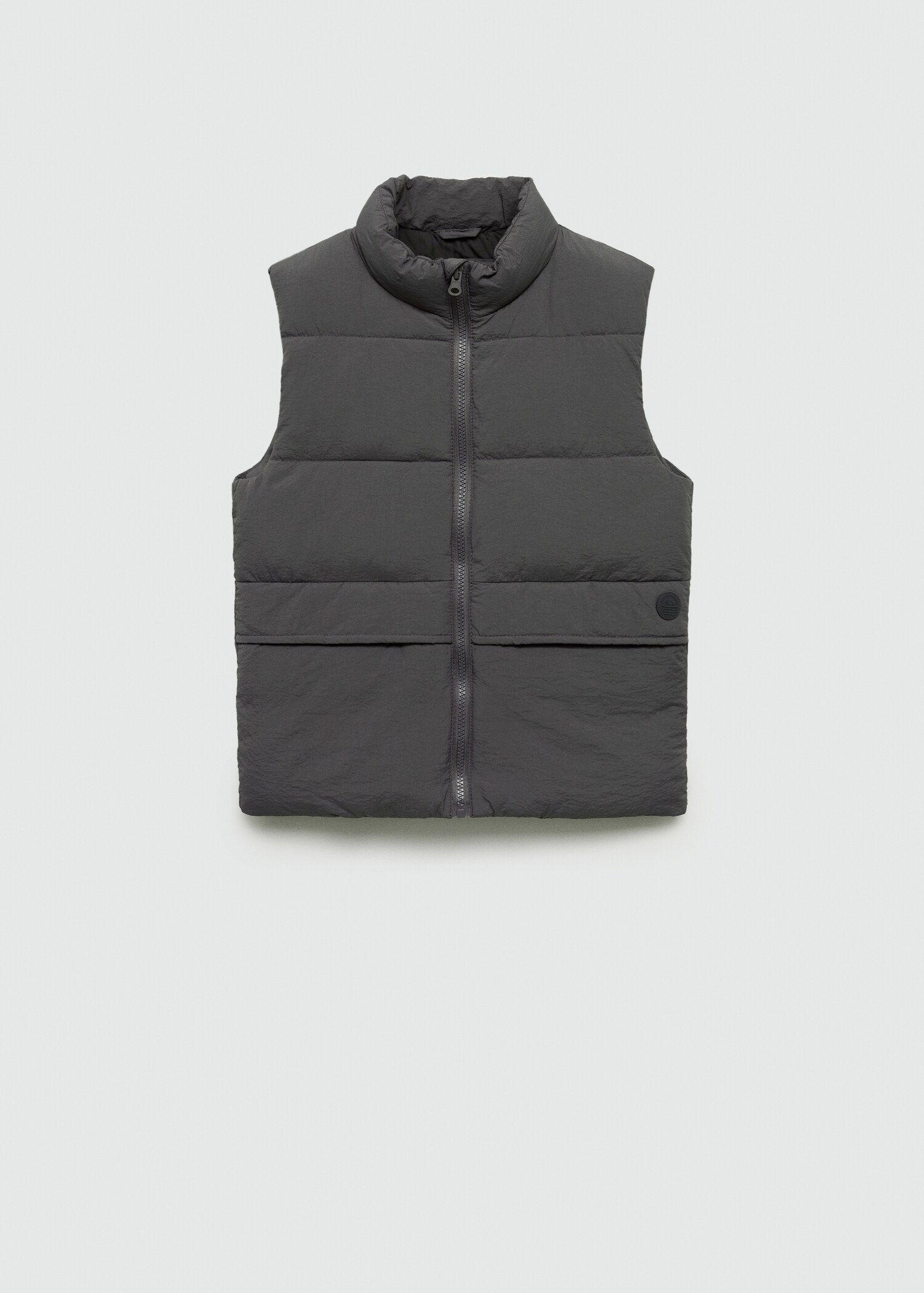 Quilted vest with pockets - Article without model