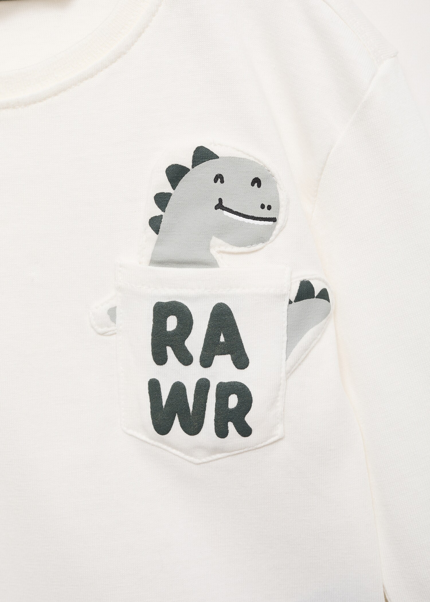 T-Shirt mit Dinosaurier-Motiv - Detail des Artikels 8