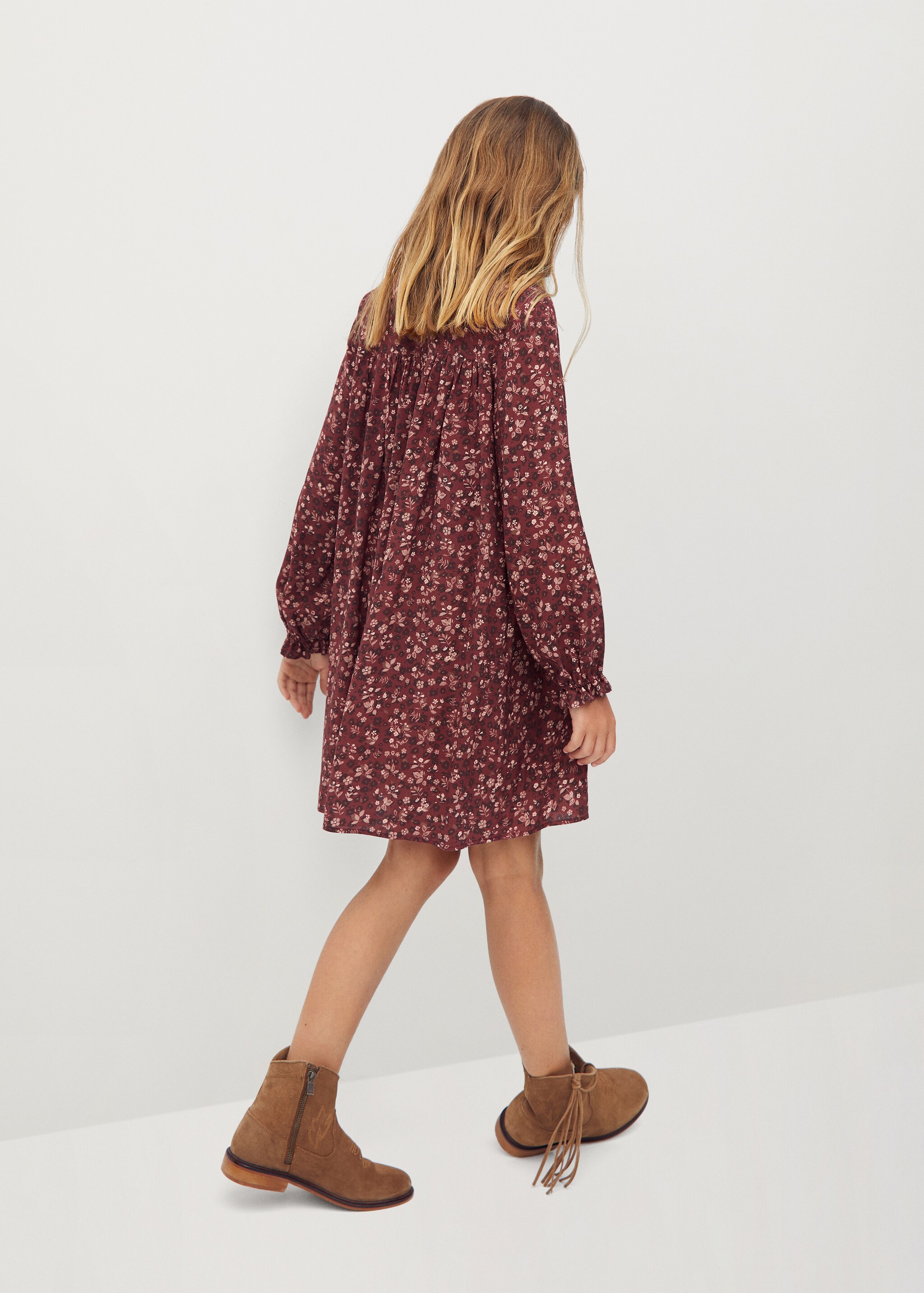 Flowy flower printed dress - Details of the article 1