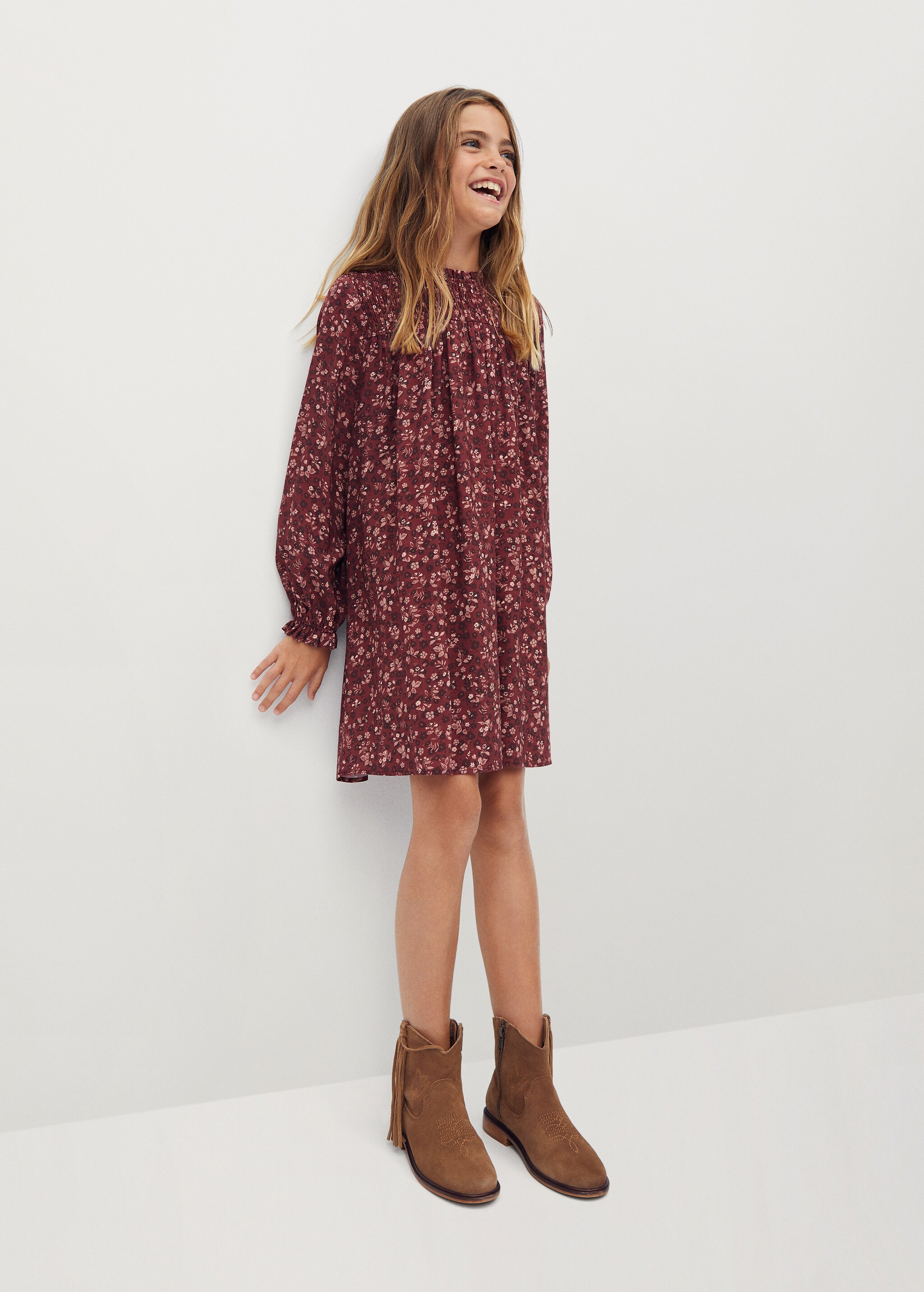 Flowy flower printed dress - Details of the article 2