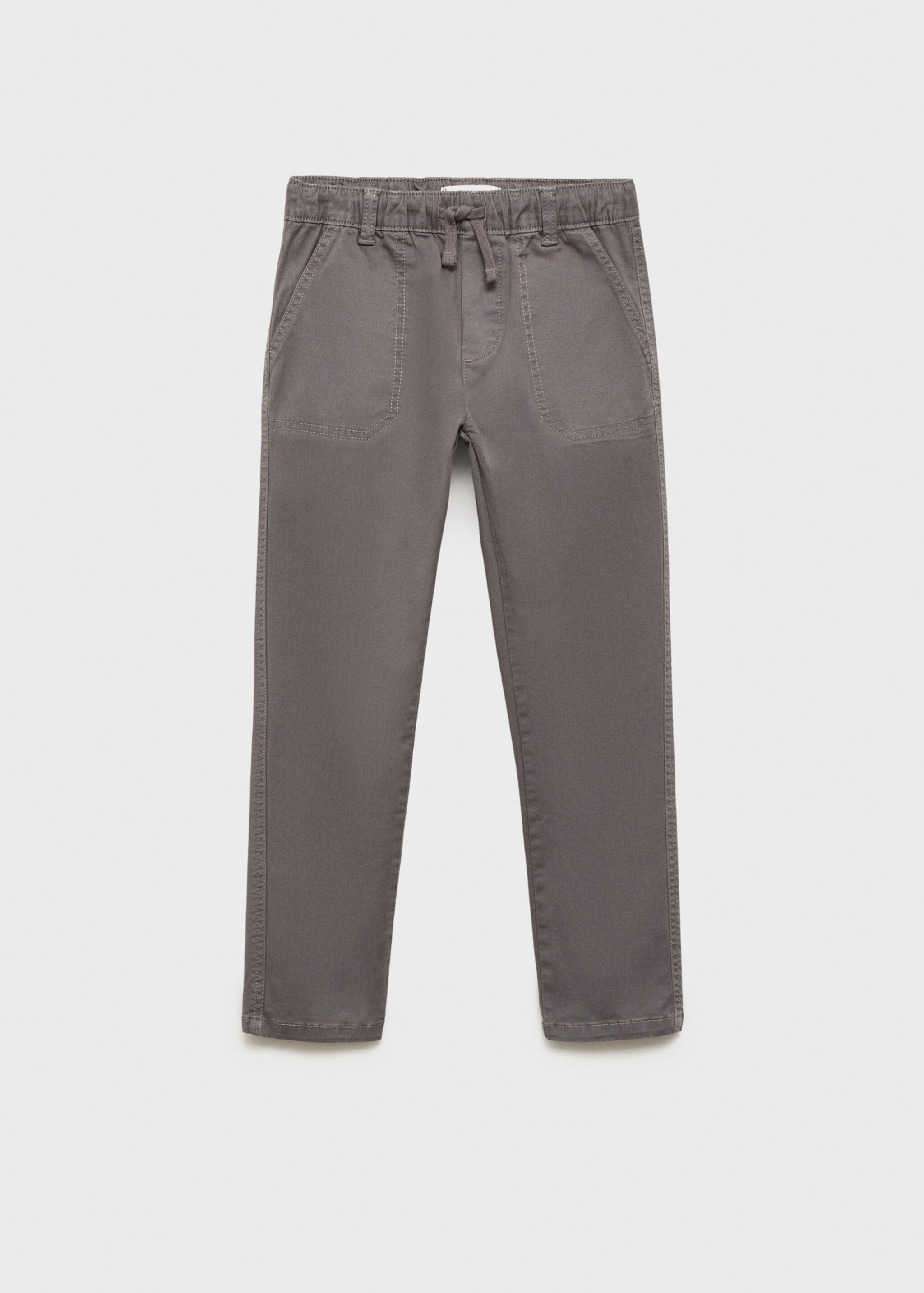 Broek met elastische tailleband - Artikel zonder model, Antraciet. Ref: 77035150-00.