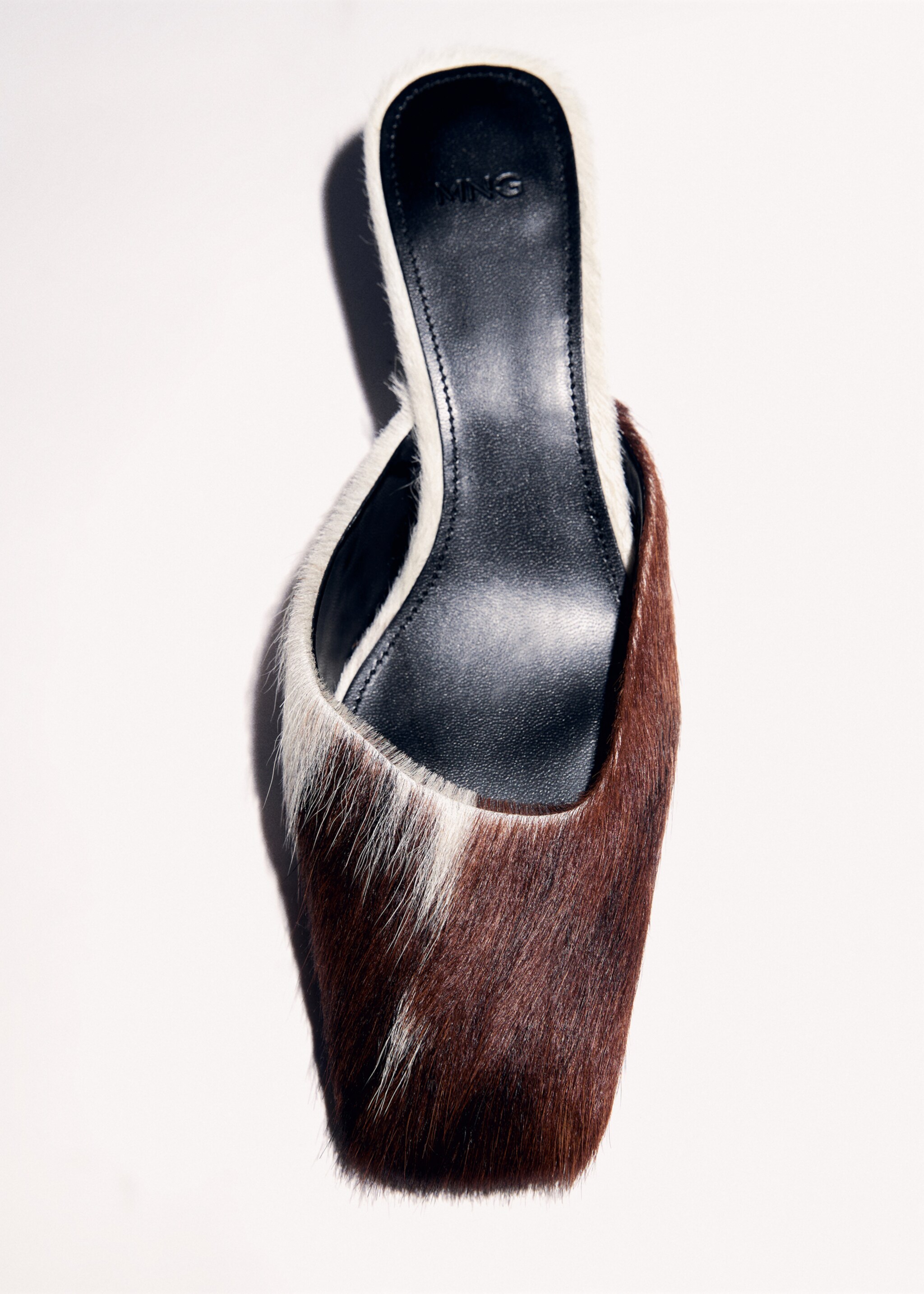 Heeled leather shoes - Details of the article 5, Brown. Ref: 77035153-00.