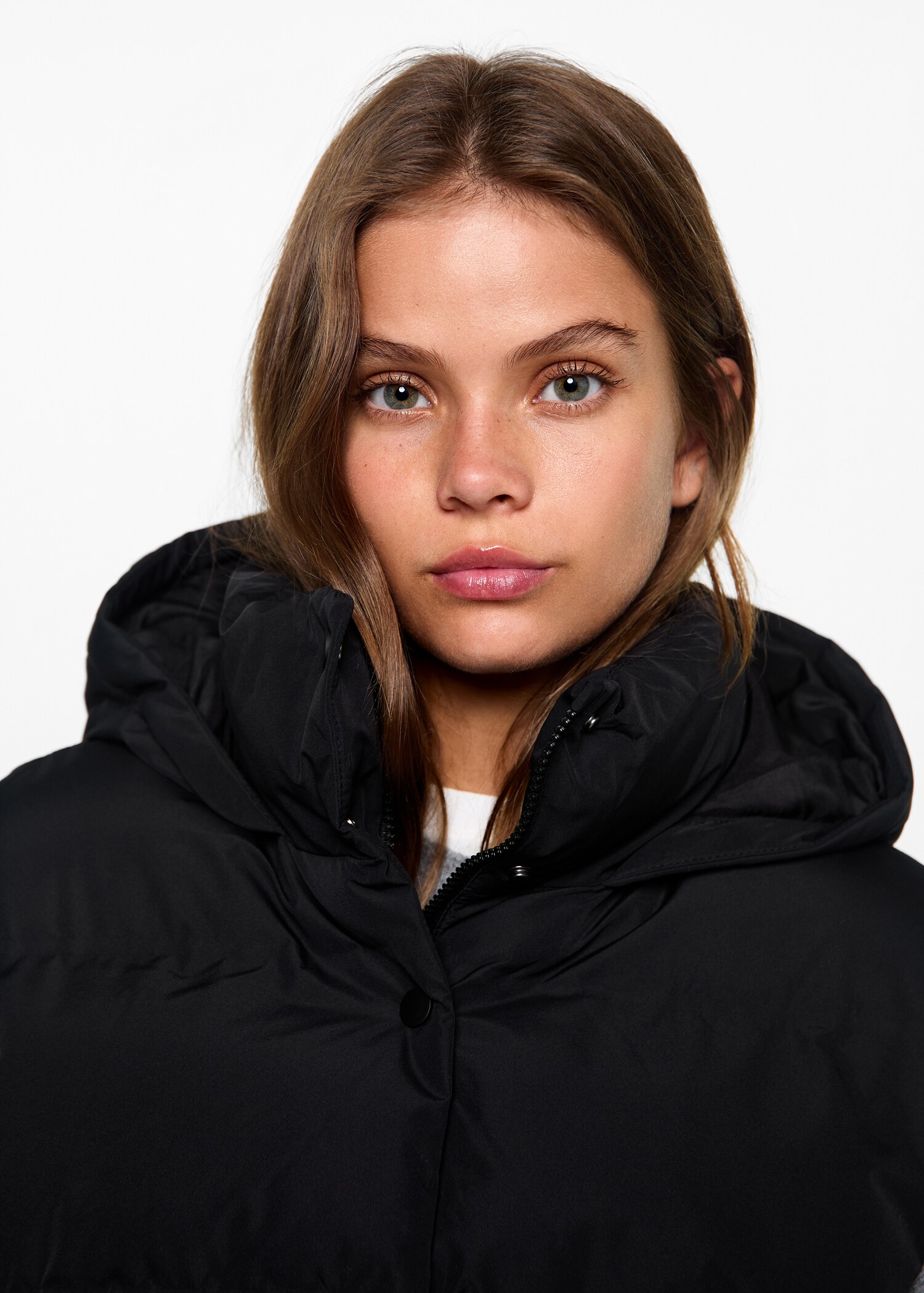 Quilted vest with hood - Details of the article 1
