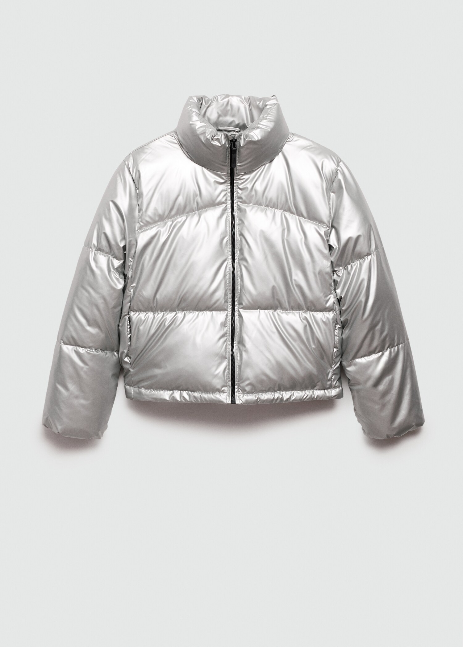 Metallic puffer jacket - Article without model