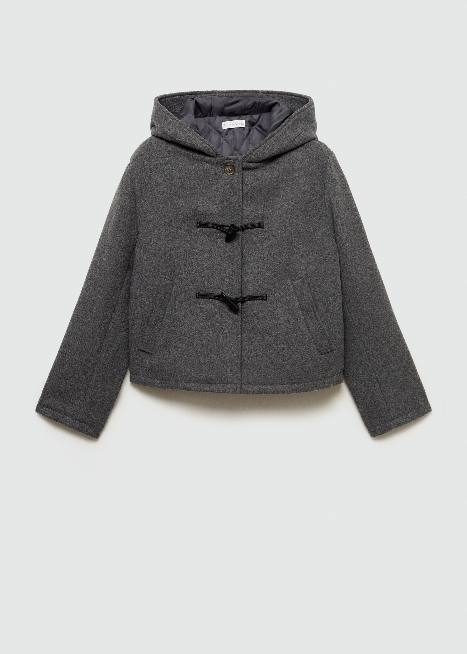 Abric caputxa llana alamares - Article sense model