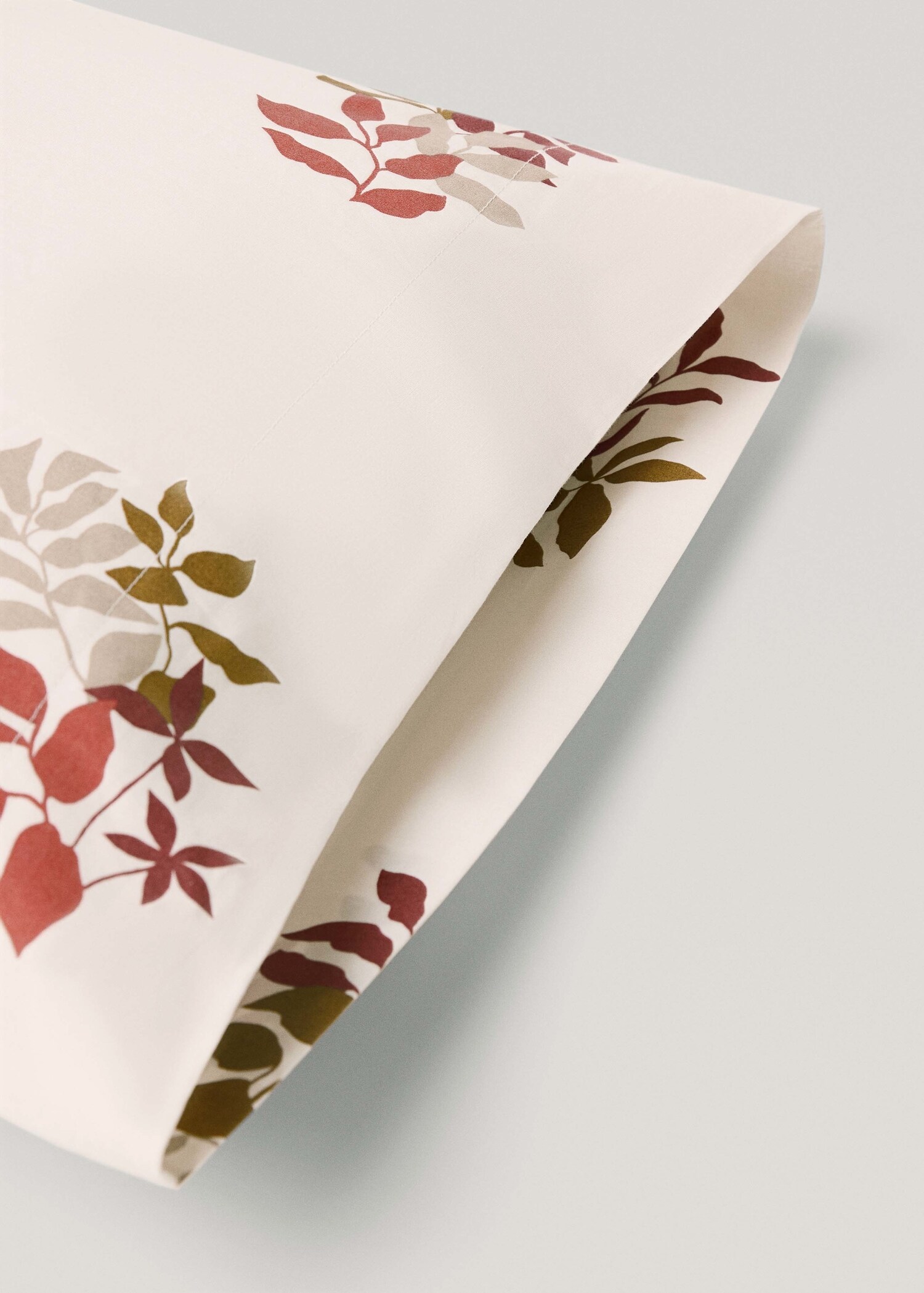 Funda almohada 100% algodón flores 45x110cm - Detalle del artículo 1