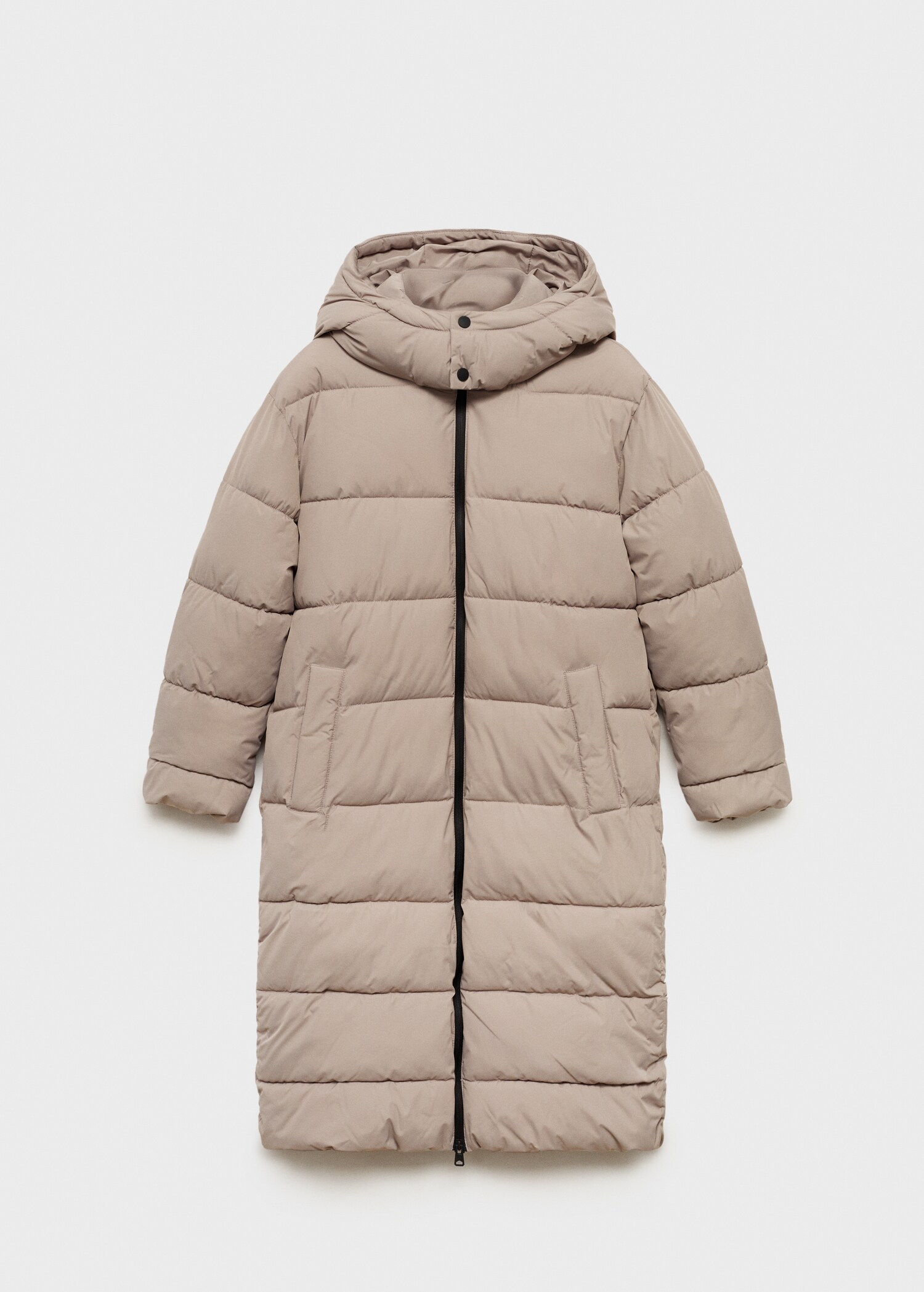 Quilted long coat - Article without model