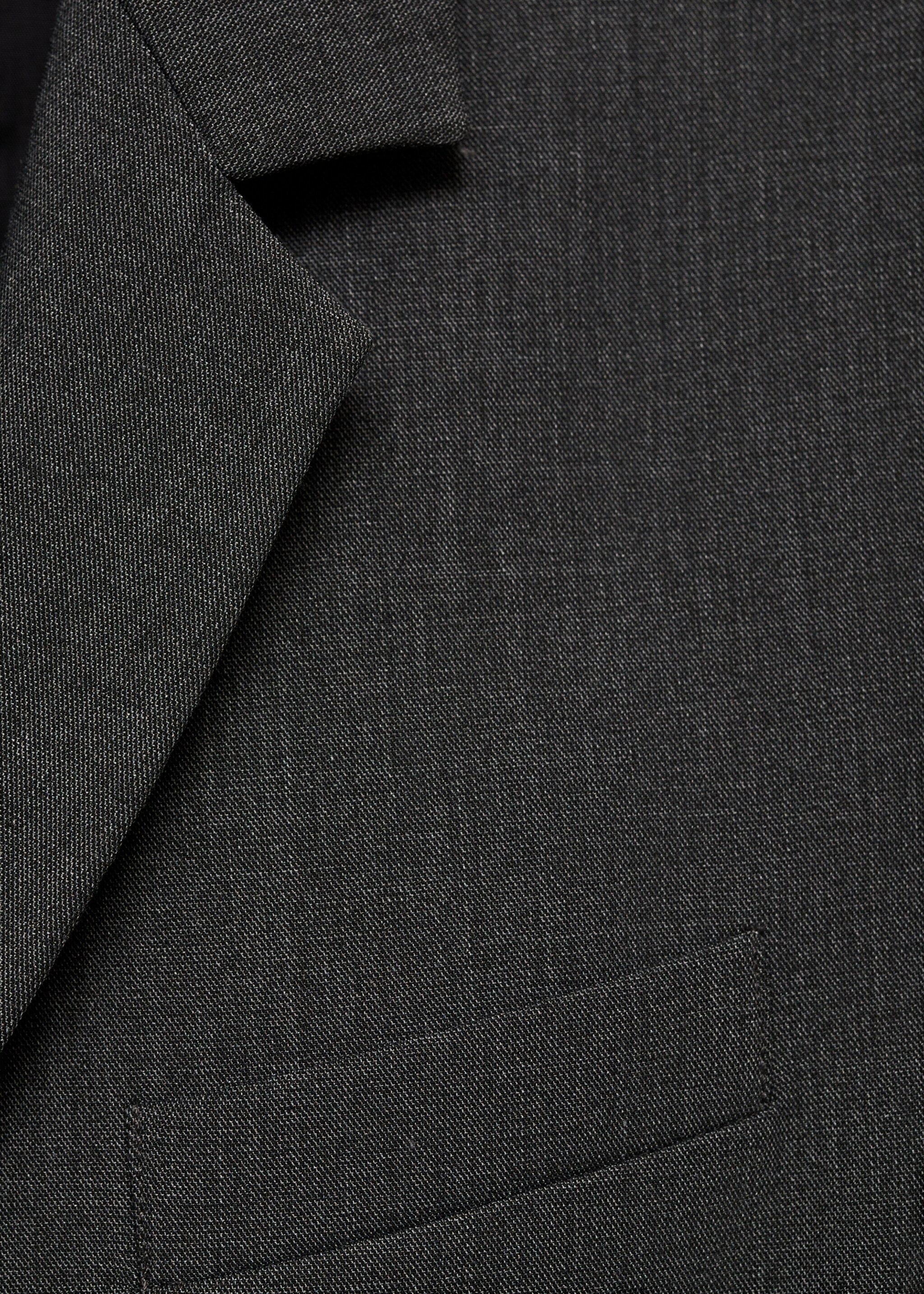 Long tailored coat - Details of the article 0, Grey. Ref: 77035646-00.