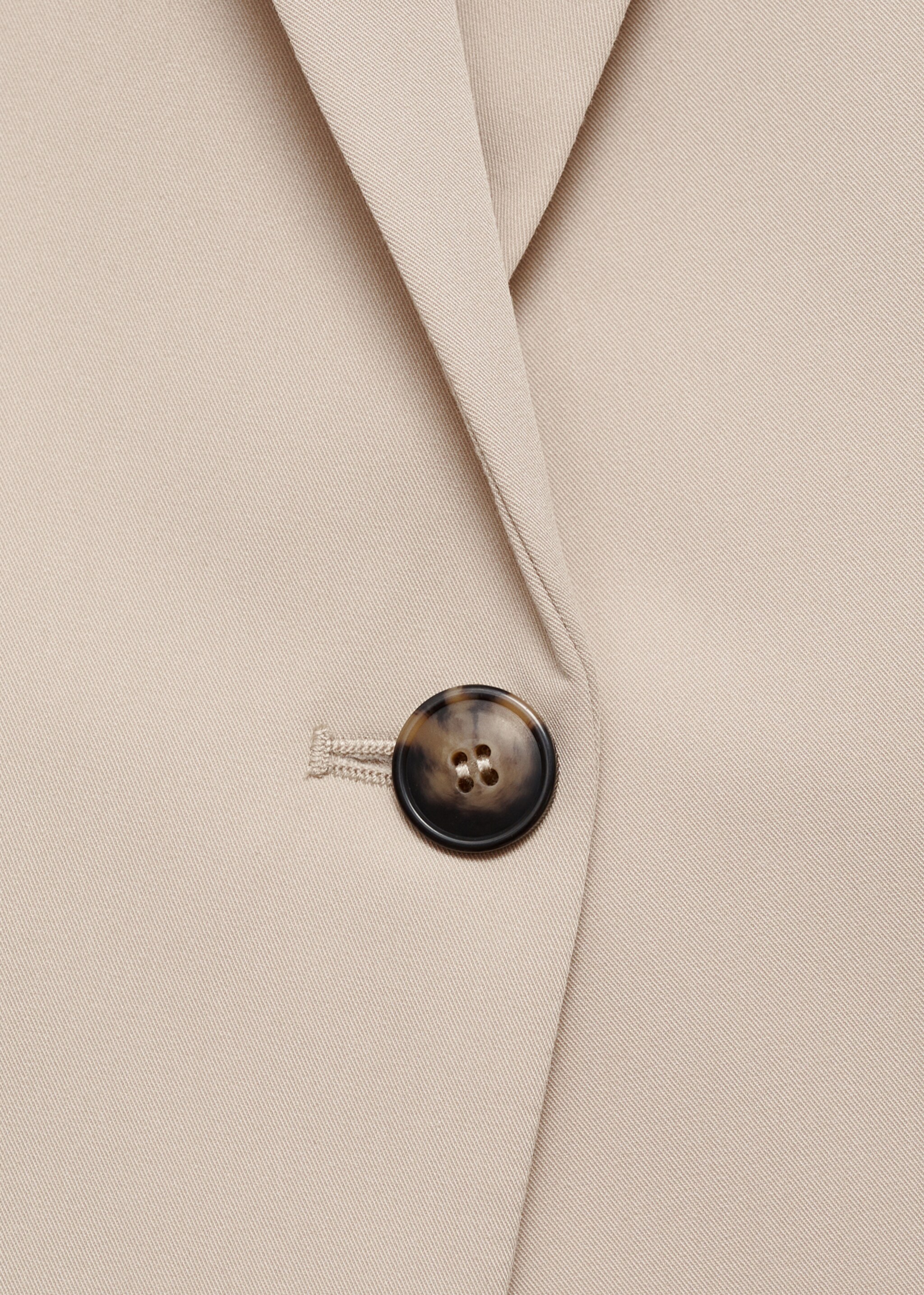 Taillierter Anzugblazer - Detail des Artikels 8, Hellgrau/Pastellgrau. Ref: 77035655-00.