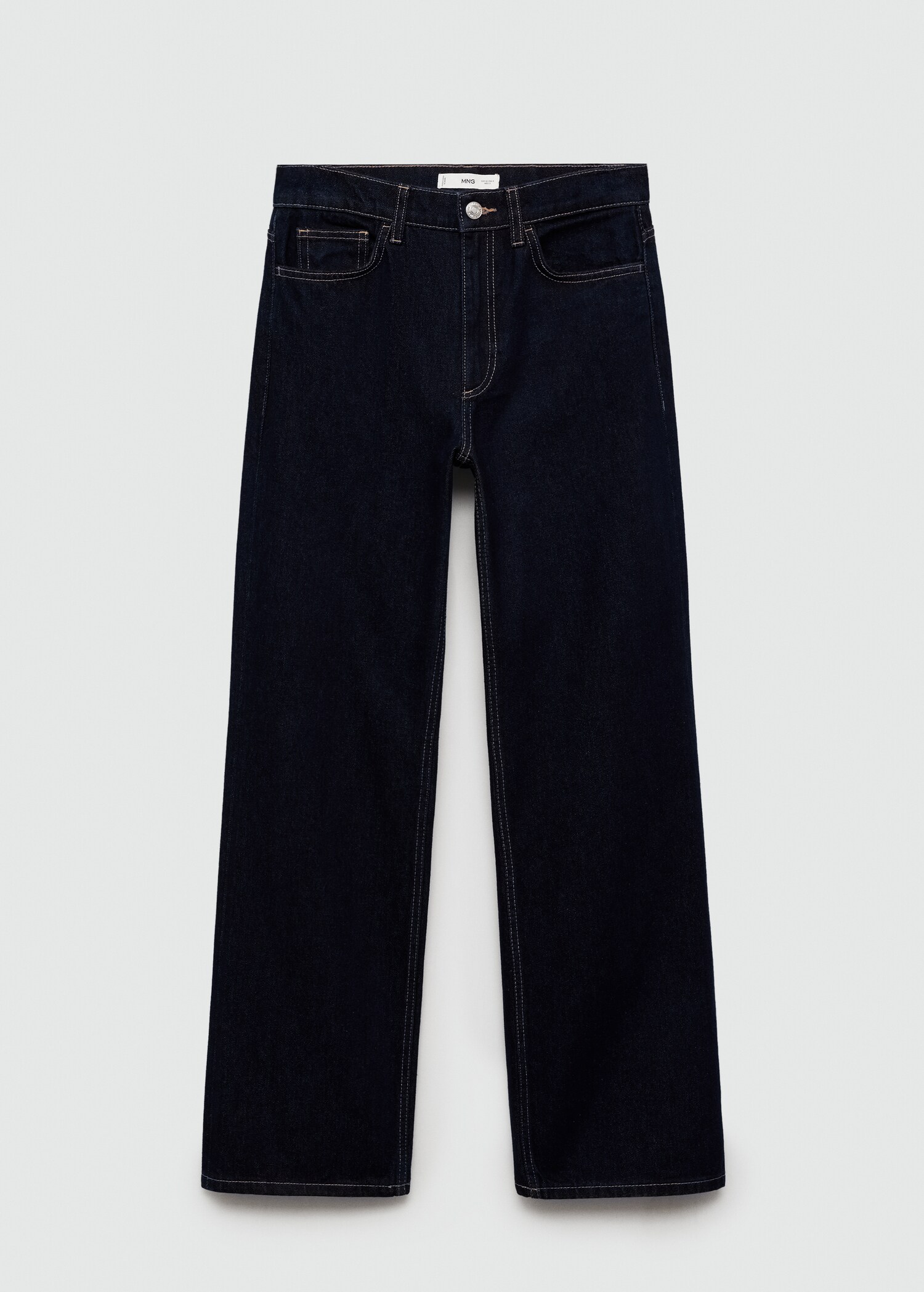 High waist straight jeans - Article without model