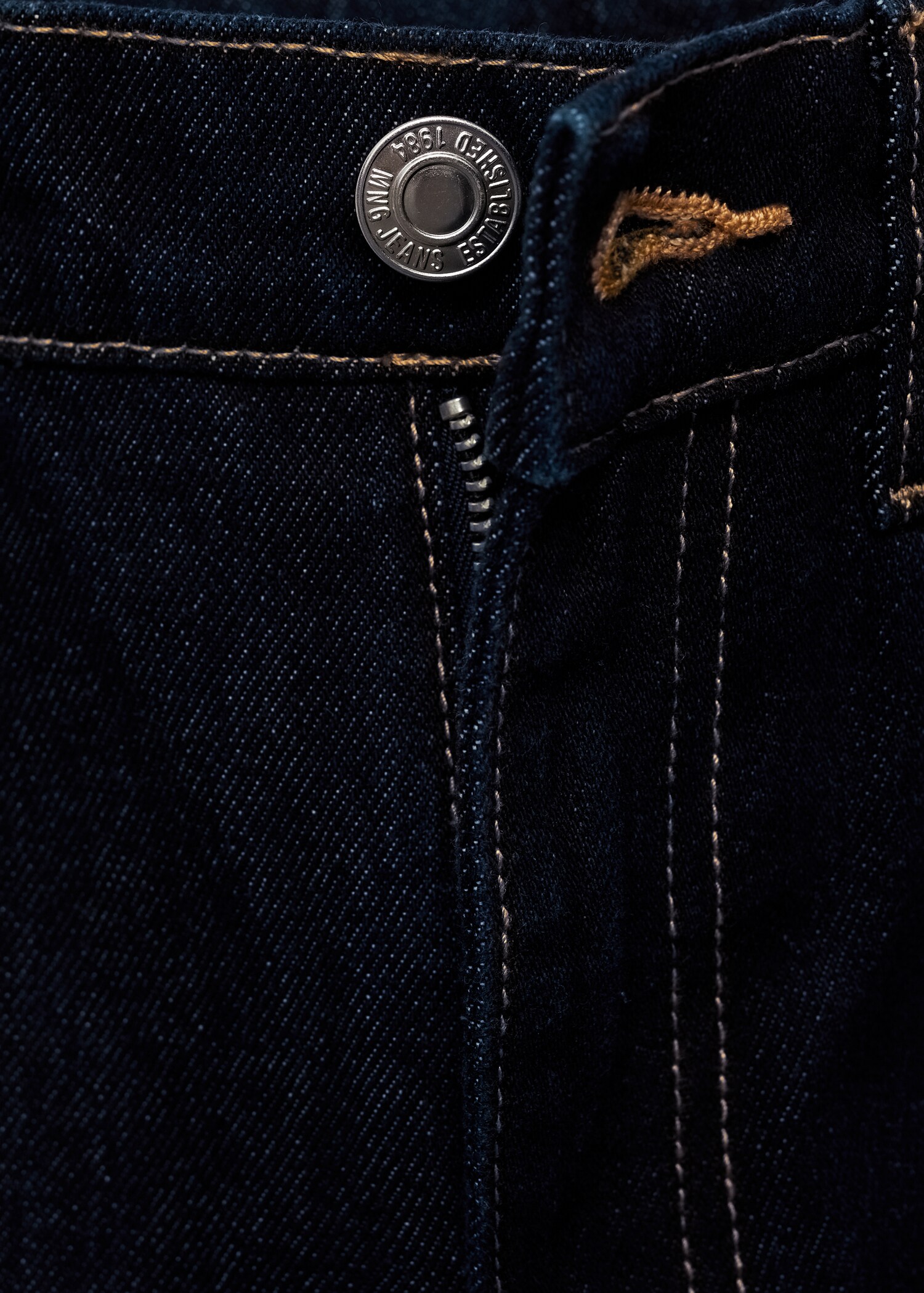 High waist straight jeans - Details of the article 8