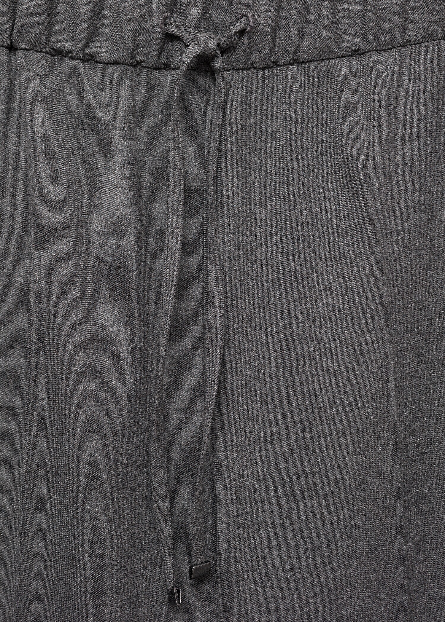 Straight-fit trousers with elastic waist - Details of the article 8