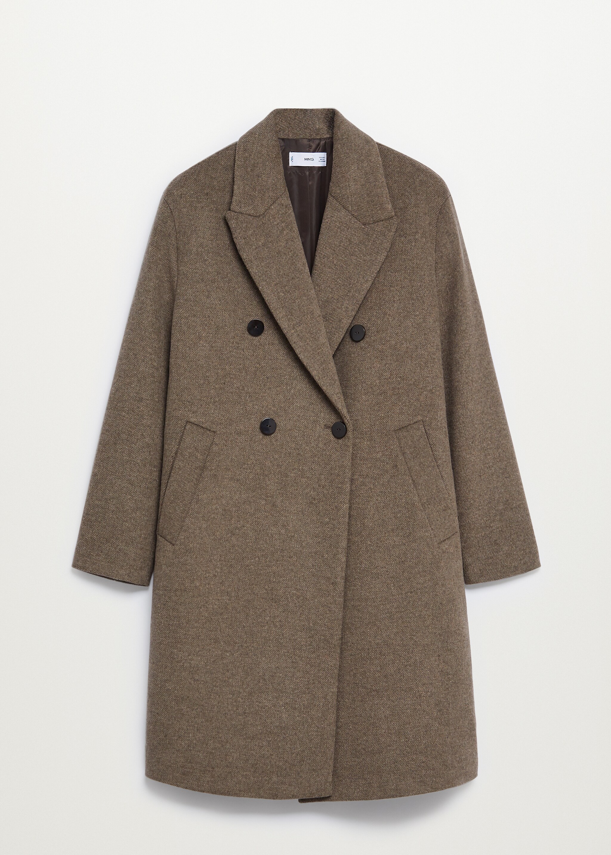 Buttoned wool coat - Article without model