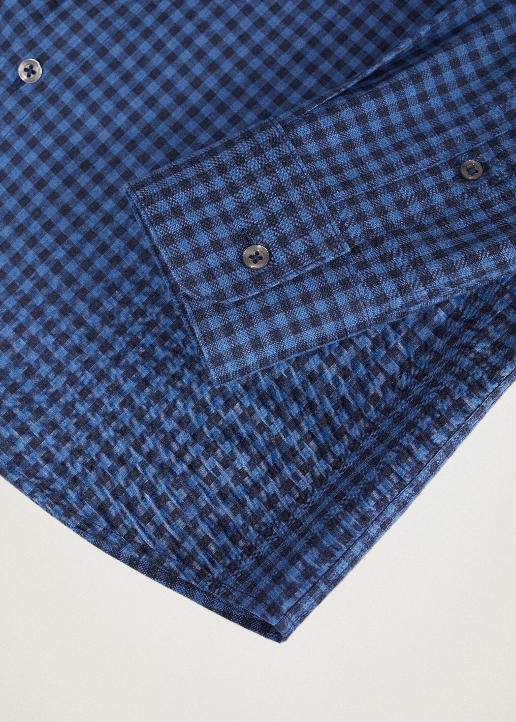 Camisa slim fit cuadro vichy - Detalle del artículo 7
