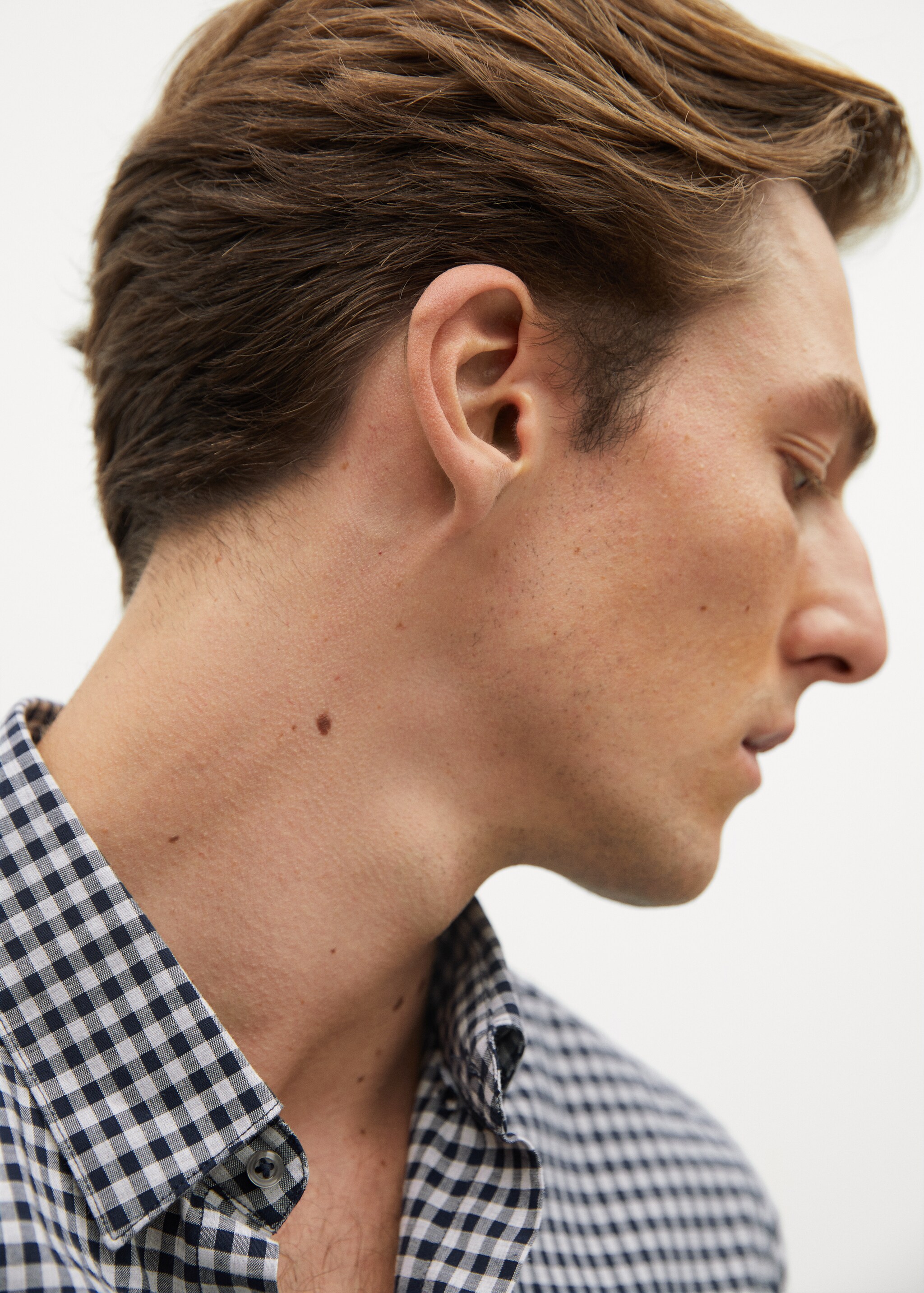 Camisa slim fit cuadro vichy - Detalle del artículo 3