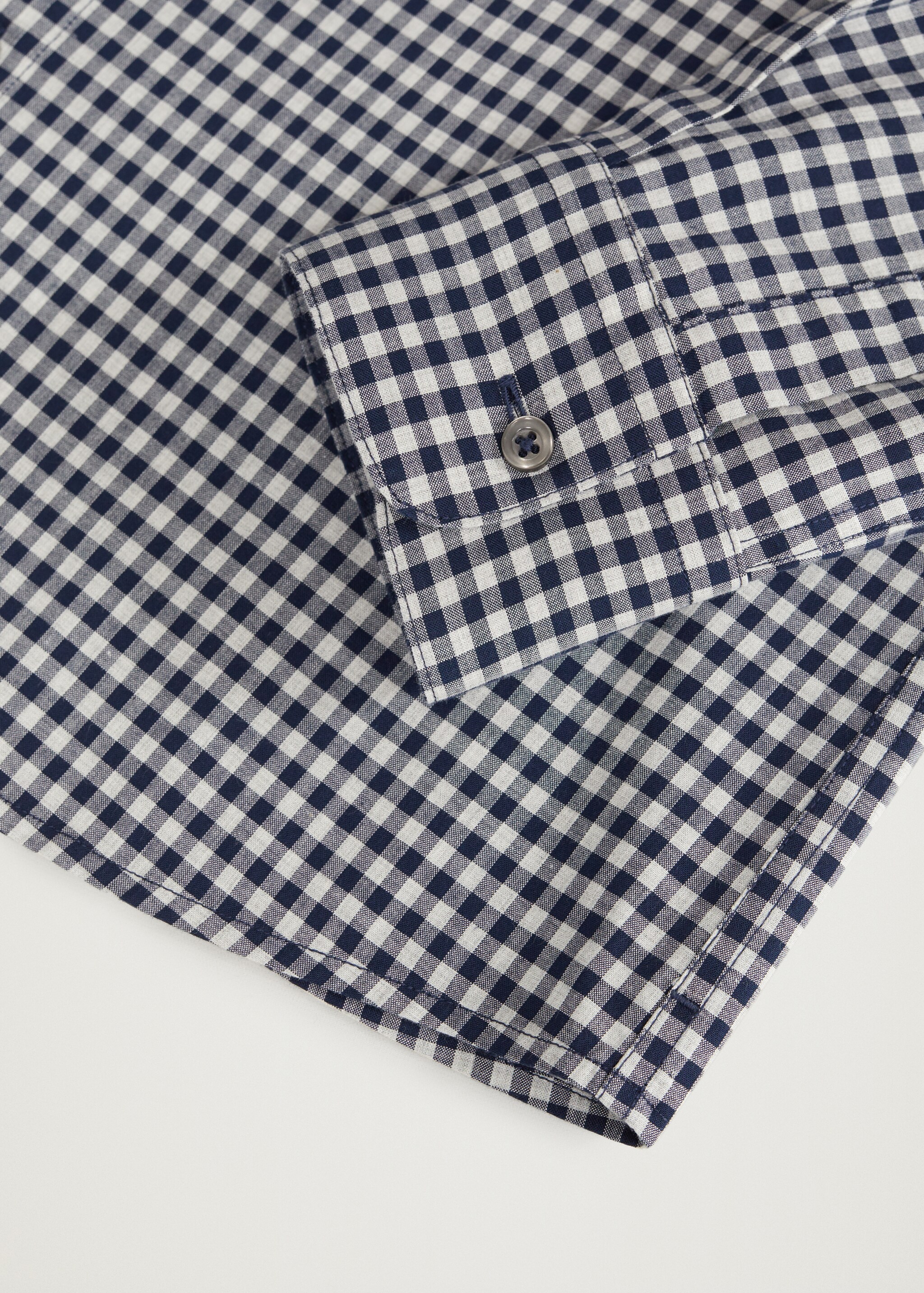 Camisa slim fit cuadro vichy - Detalle del artículo 7