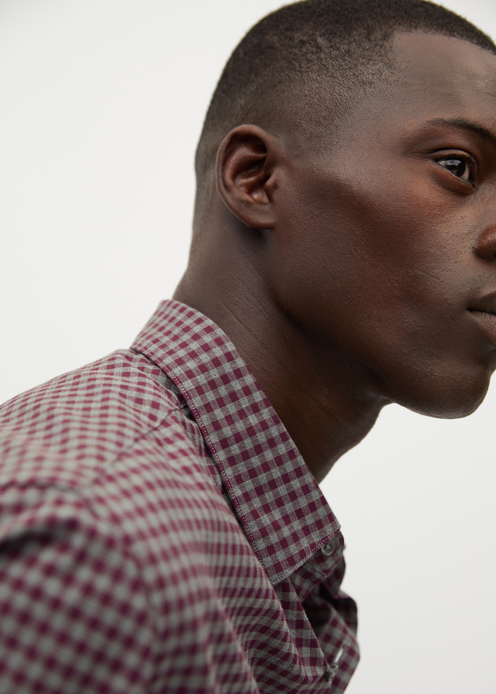 Camisa slim fit cuadro vichy - Detalle del artículo 3