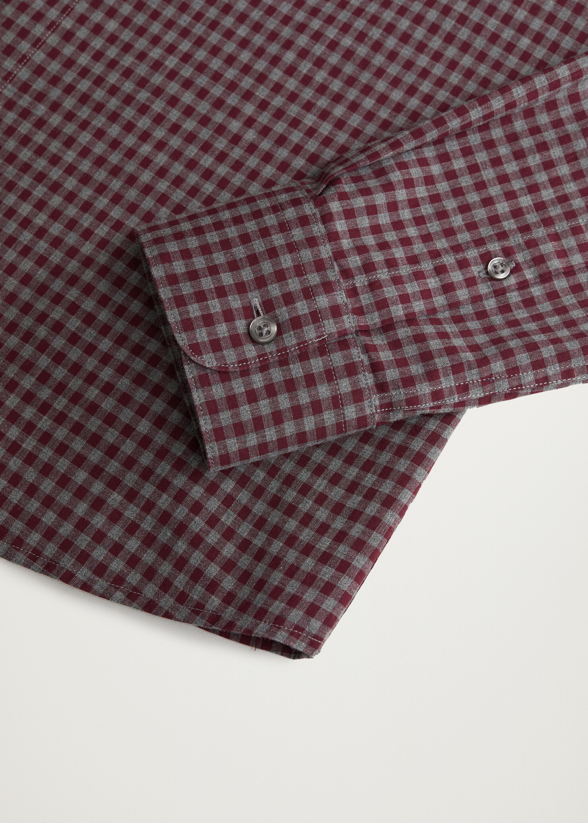 Camisa slim fit cuadro vichy - Detalle del artículo 7