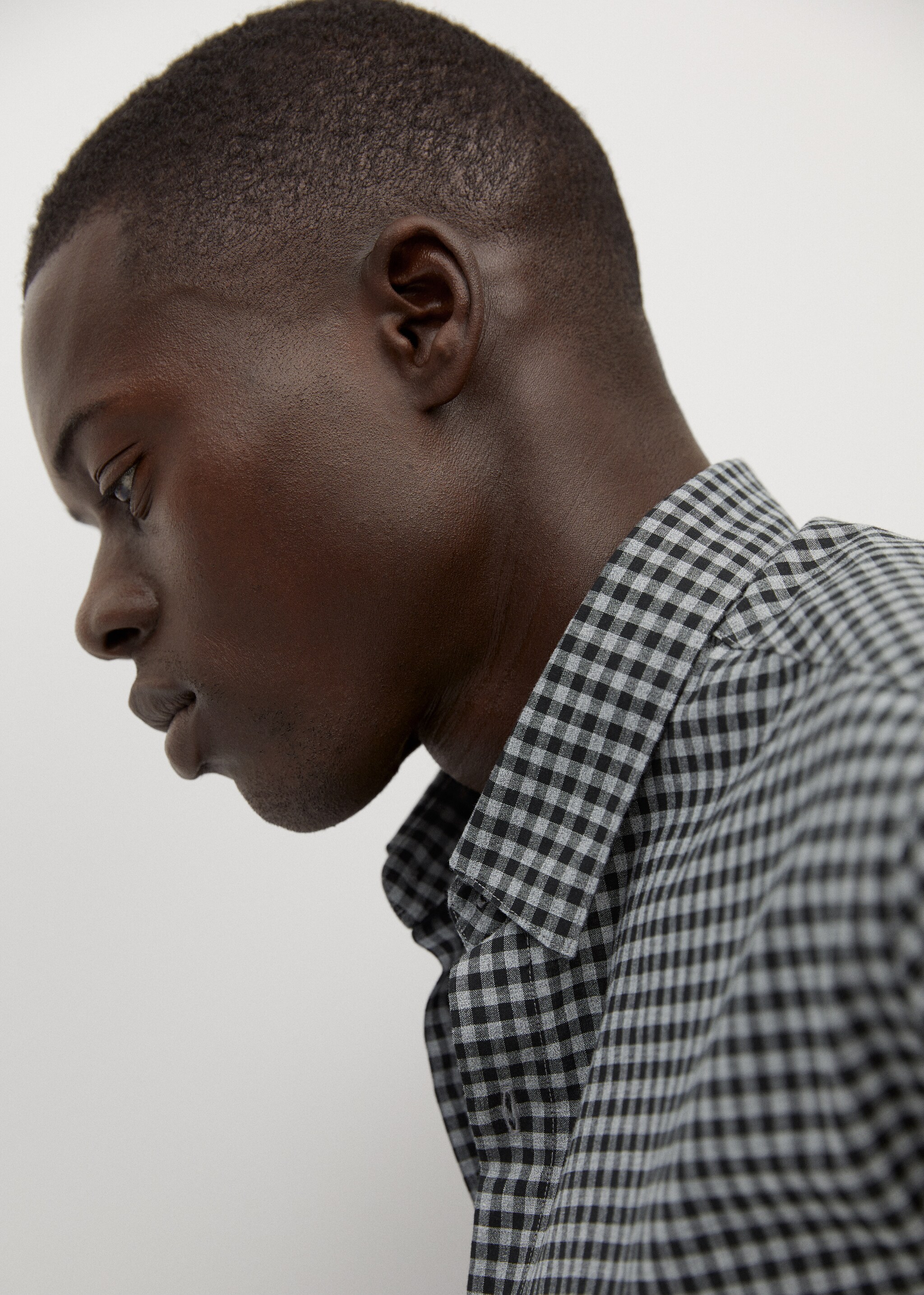 Camisa slim fit cuadro vichy - Detalle del artículo 1