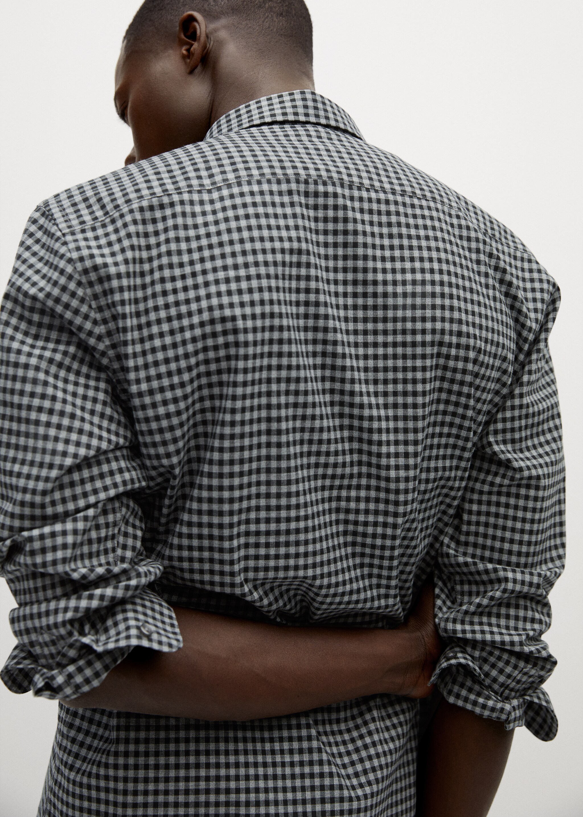 Camisa slim fit cuadro vichy - Detalle del artículo 3