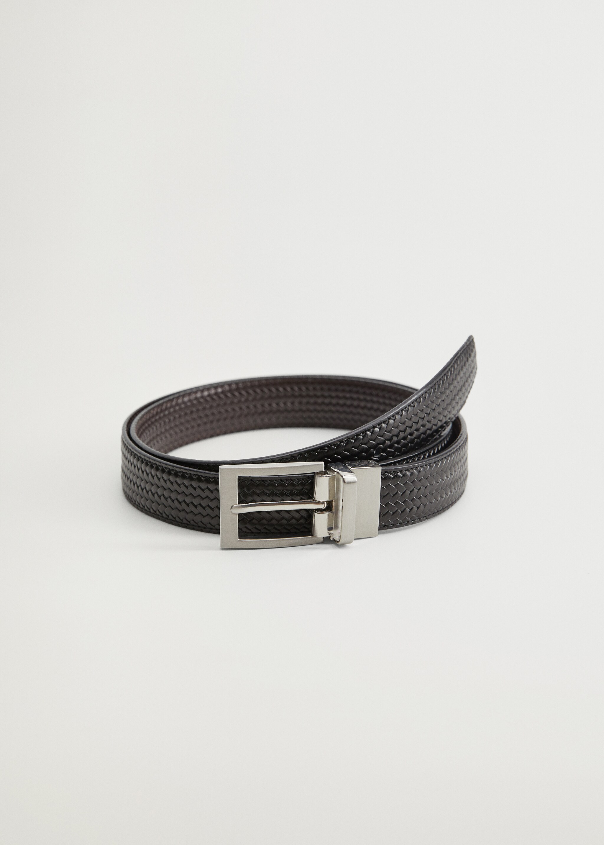 Braided leather belt - Article without model