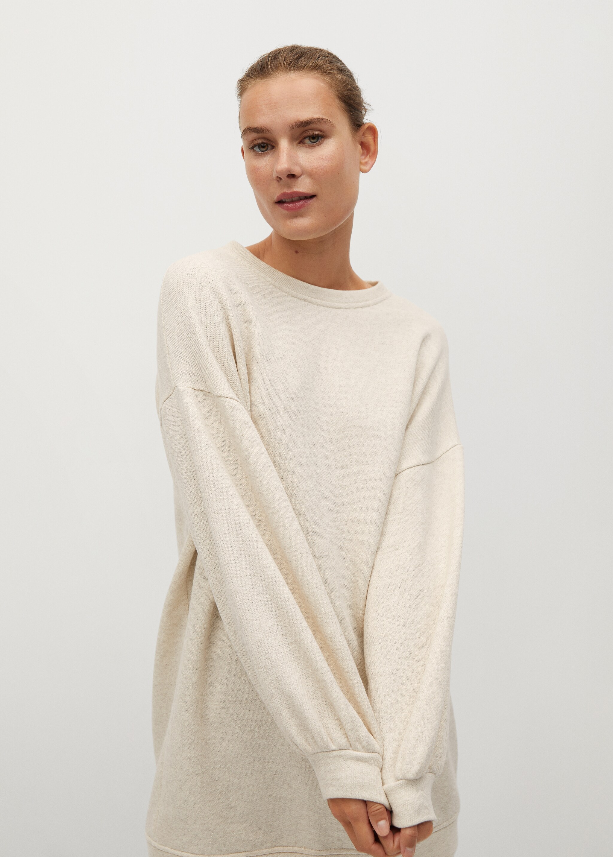 Sudadera oversize algodón  - Detalle del artículo 1