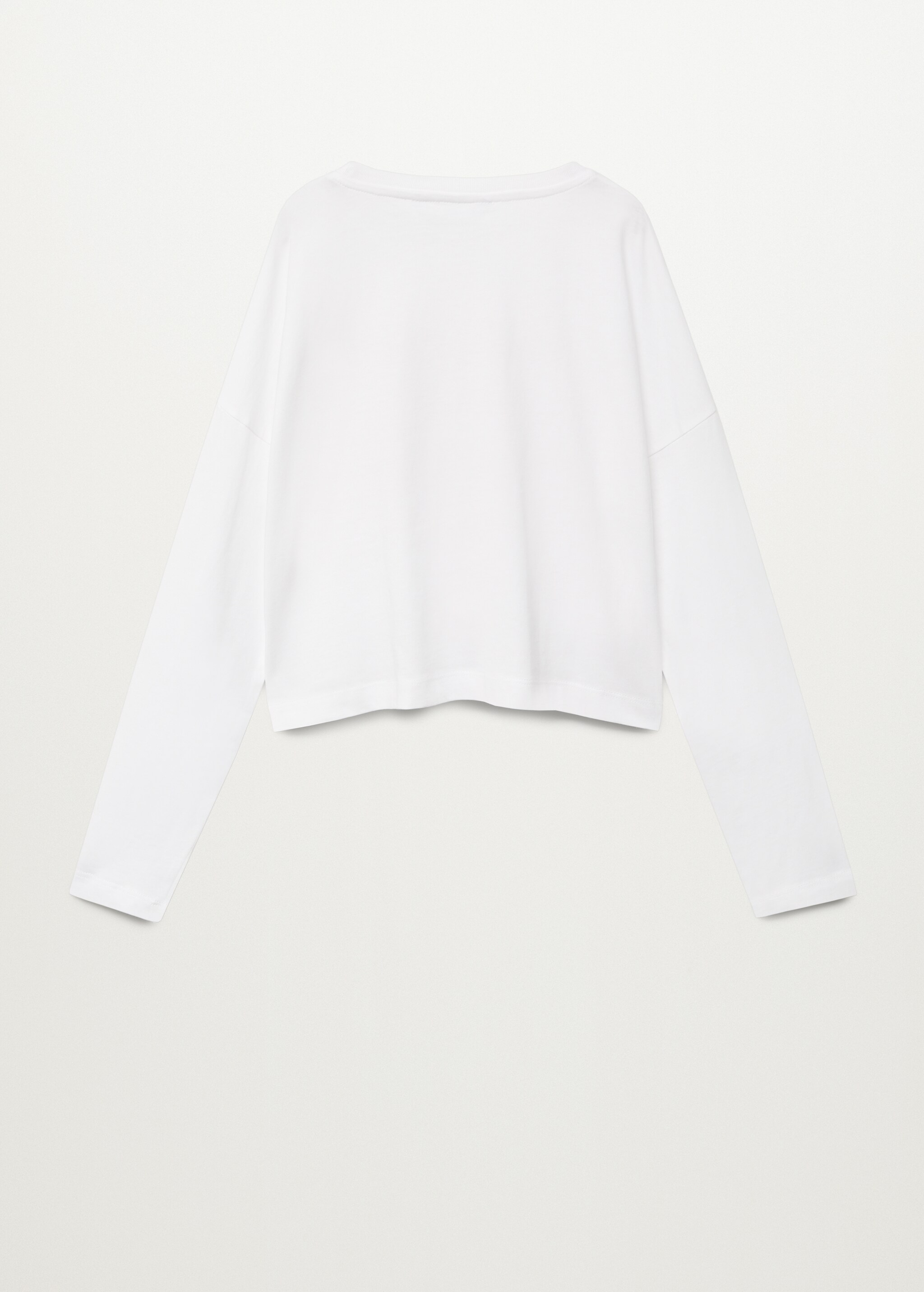 Camiseta algodón orgánico mensaje - Reverso del artículo
