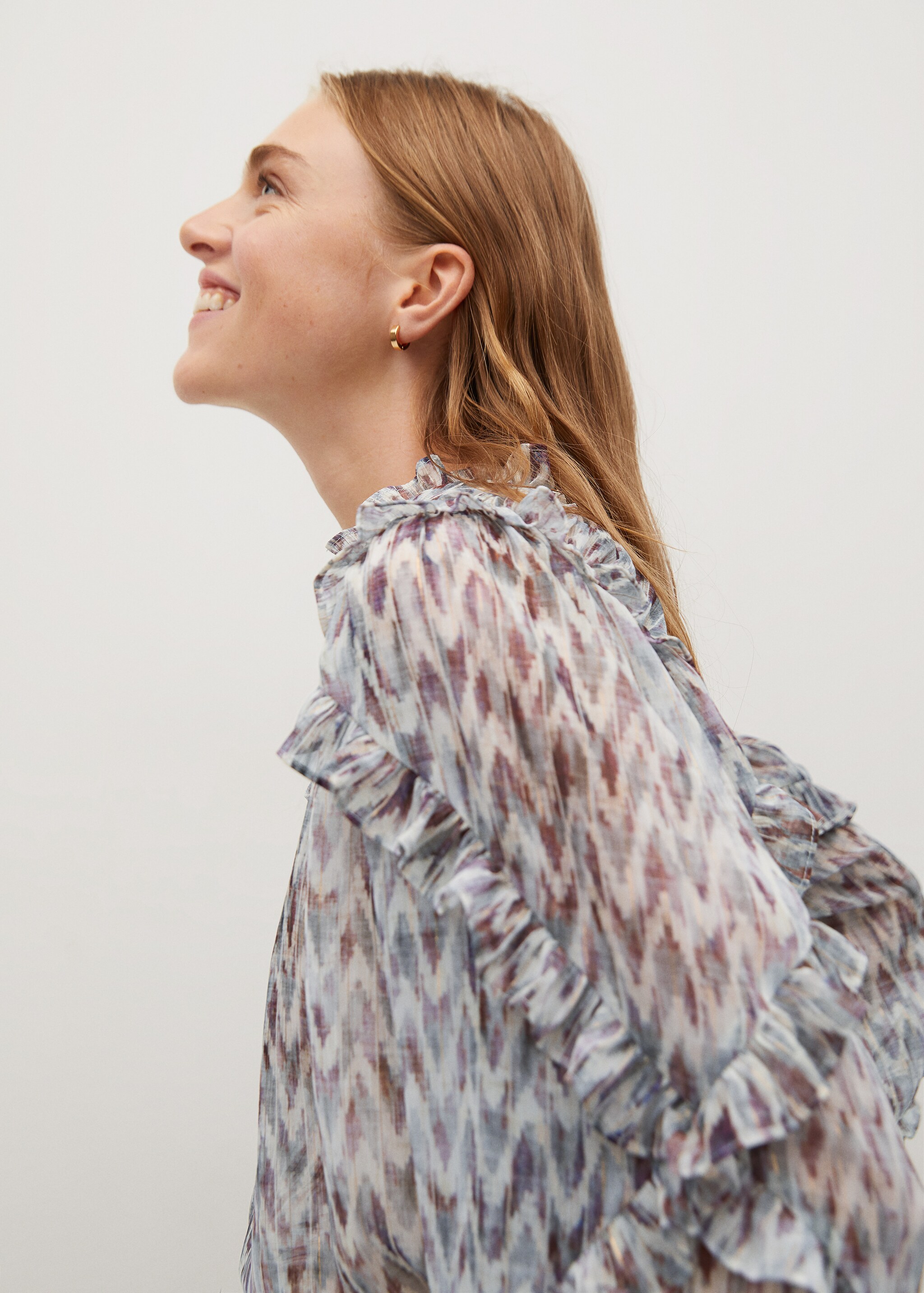 Blusa estampada volantes - Detalle del artículo 2