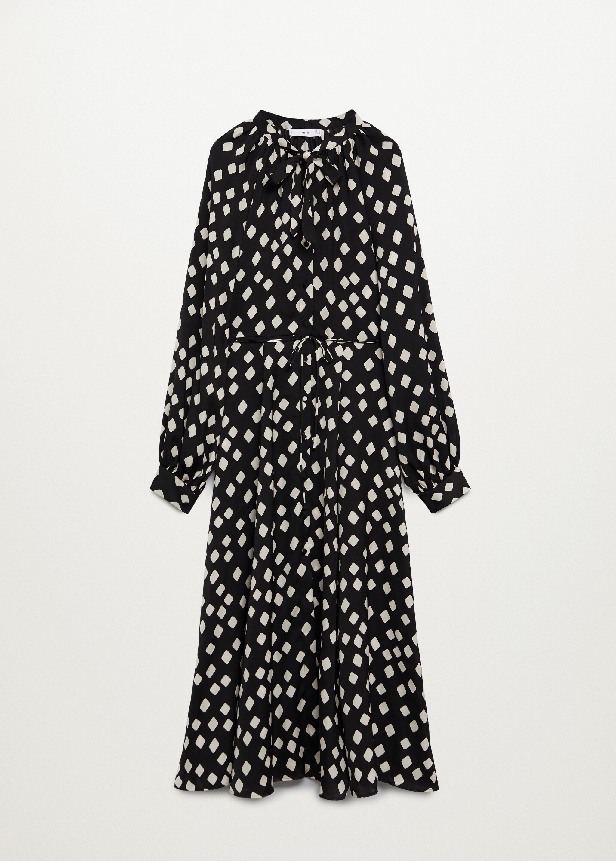 Vestido midi estampado geométrico - Artículo sin modelo