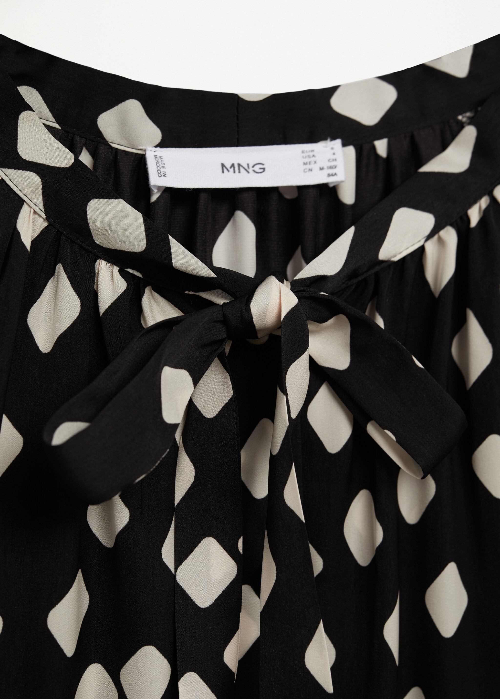 Vestido midi estampado geométrico - Detalle del artículo 8