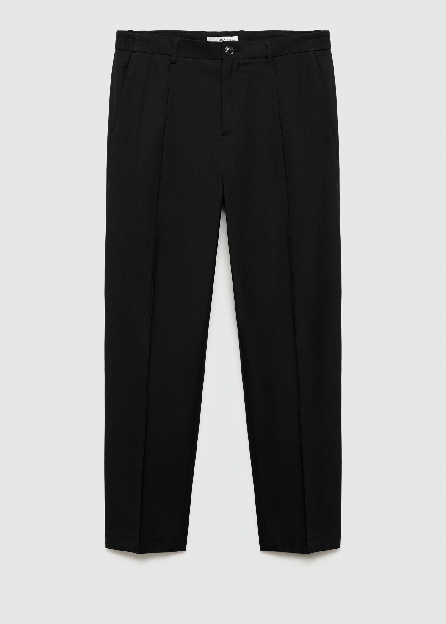 Regular-fit pleated trousers - Article without model