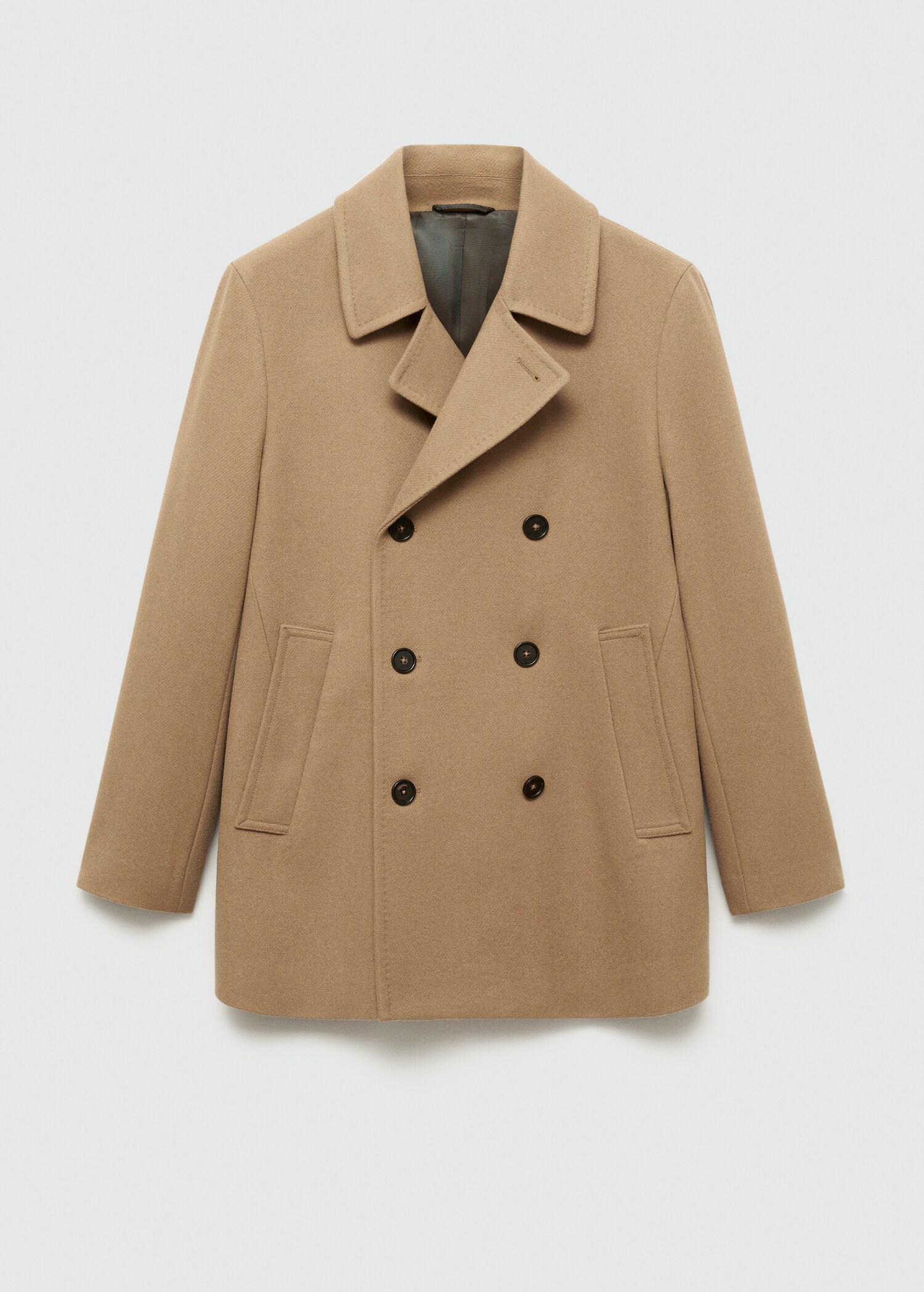 Manteau laine croisé boutons - Article sans modèle